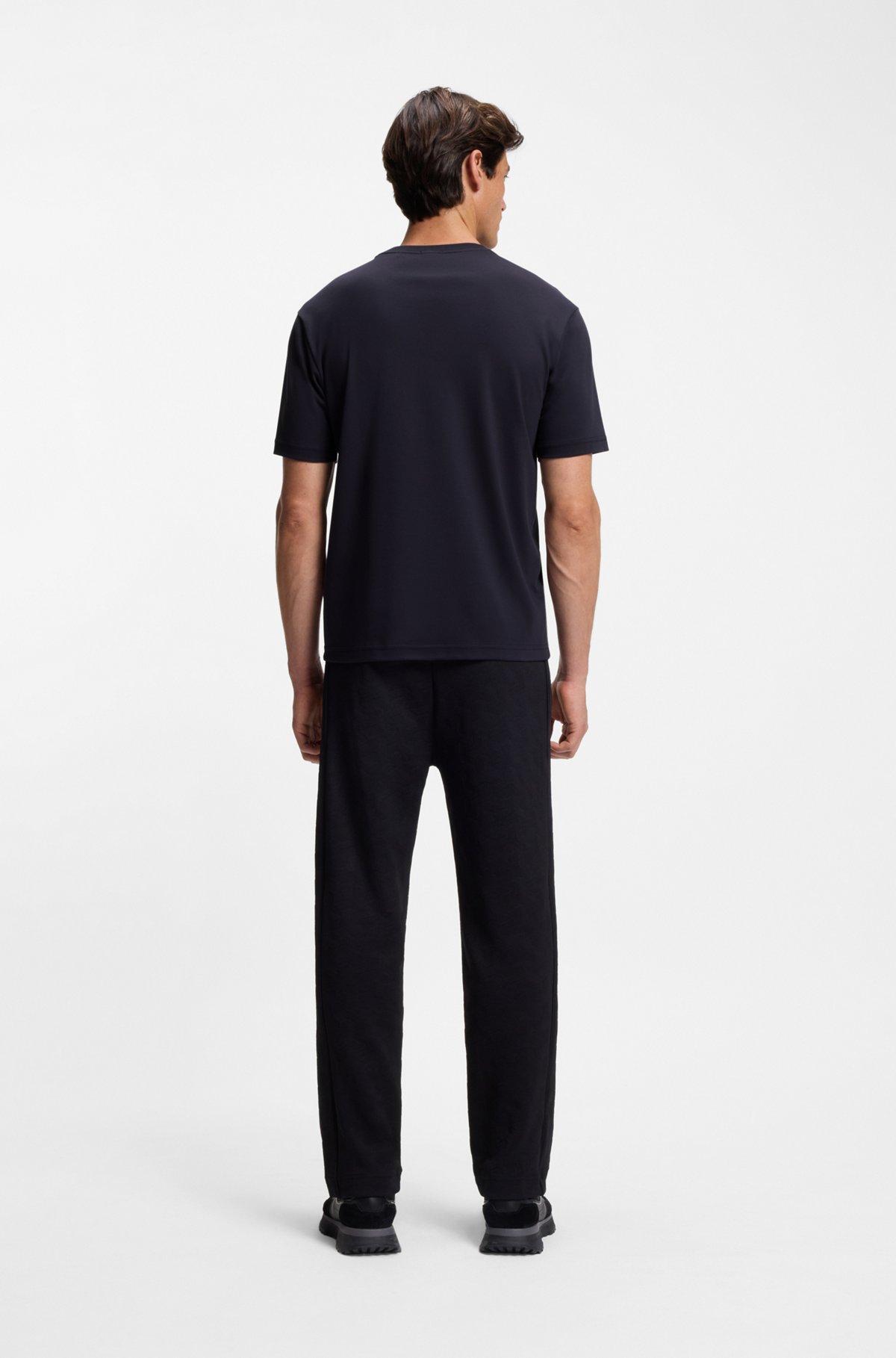 Structured-logo T-shirt in cotton jersey Product Image