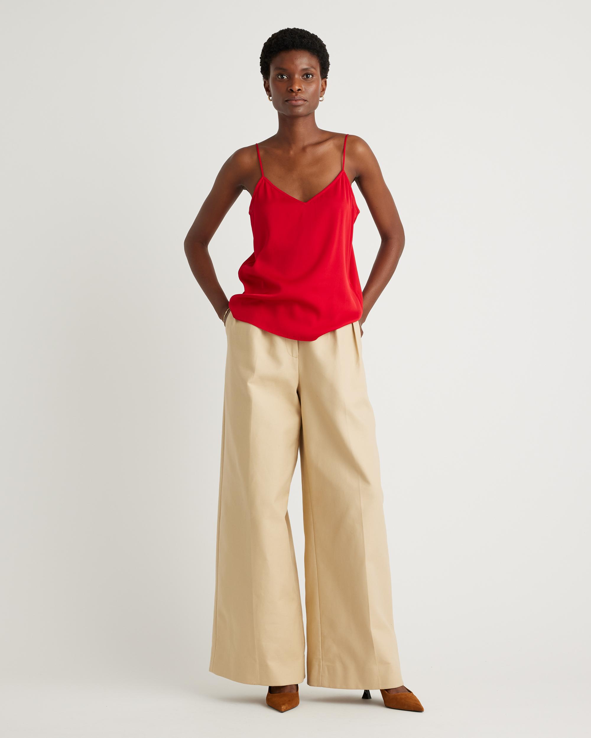 Quince | Women's Washable Stretch Silk V-Neck Cami Size XS Product Image