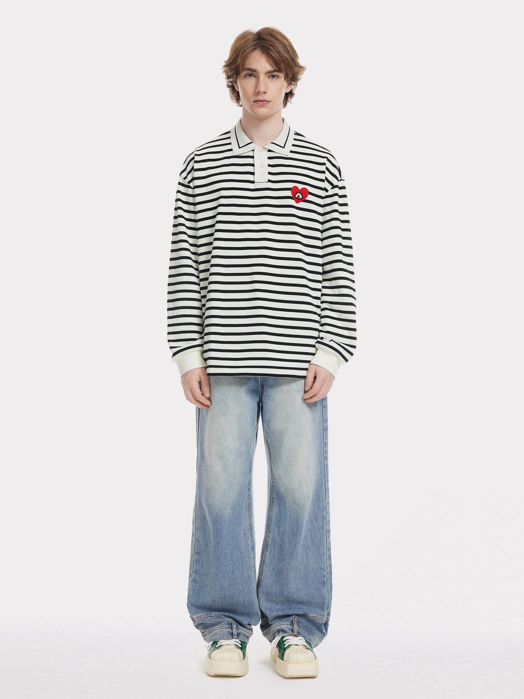 Aelfric Eden Embroidery Heartie Polo Sweatshirt Product Image