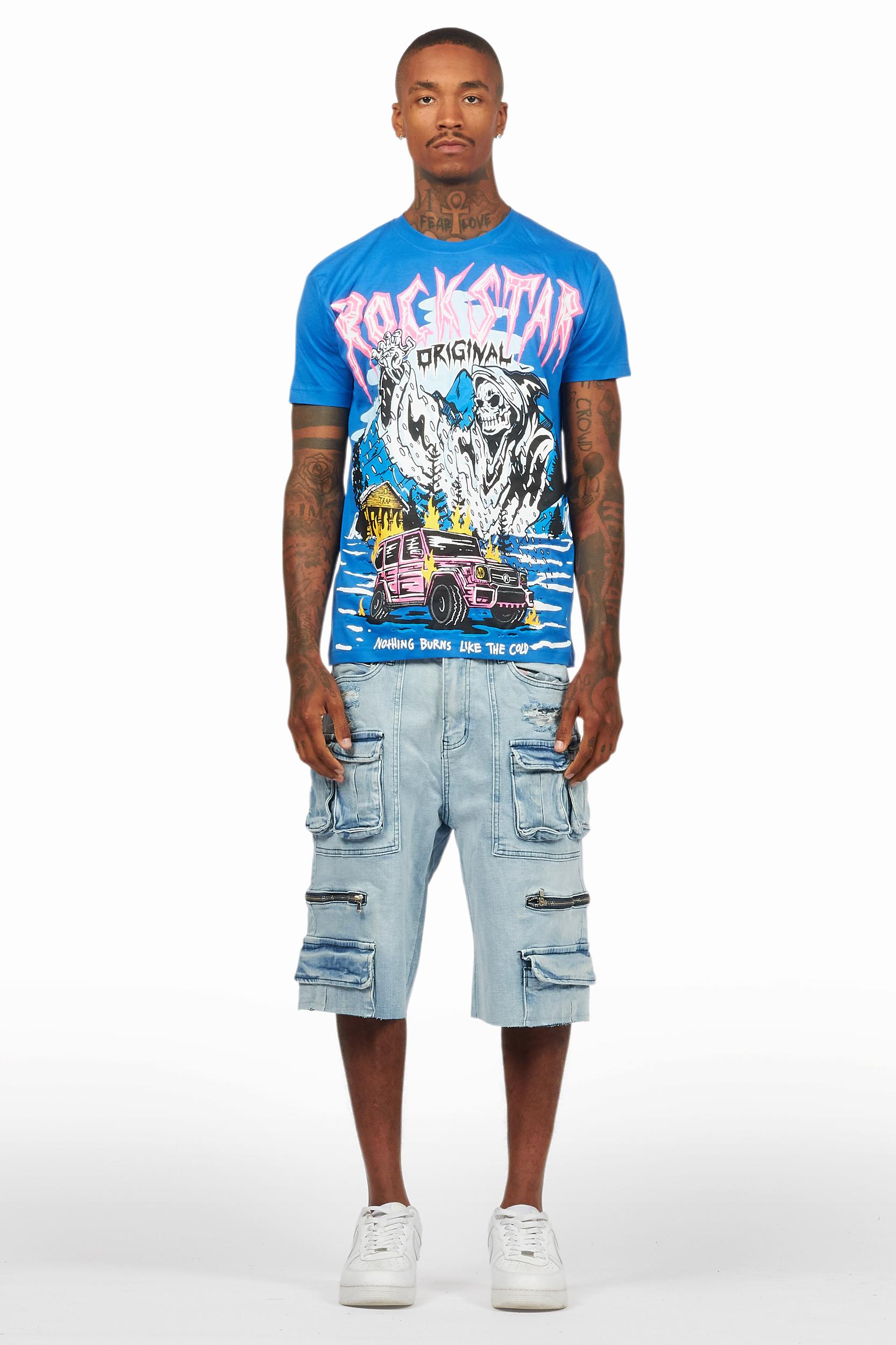 Kip Royal T-Shirt/Denim Short Set Male Product Image