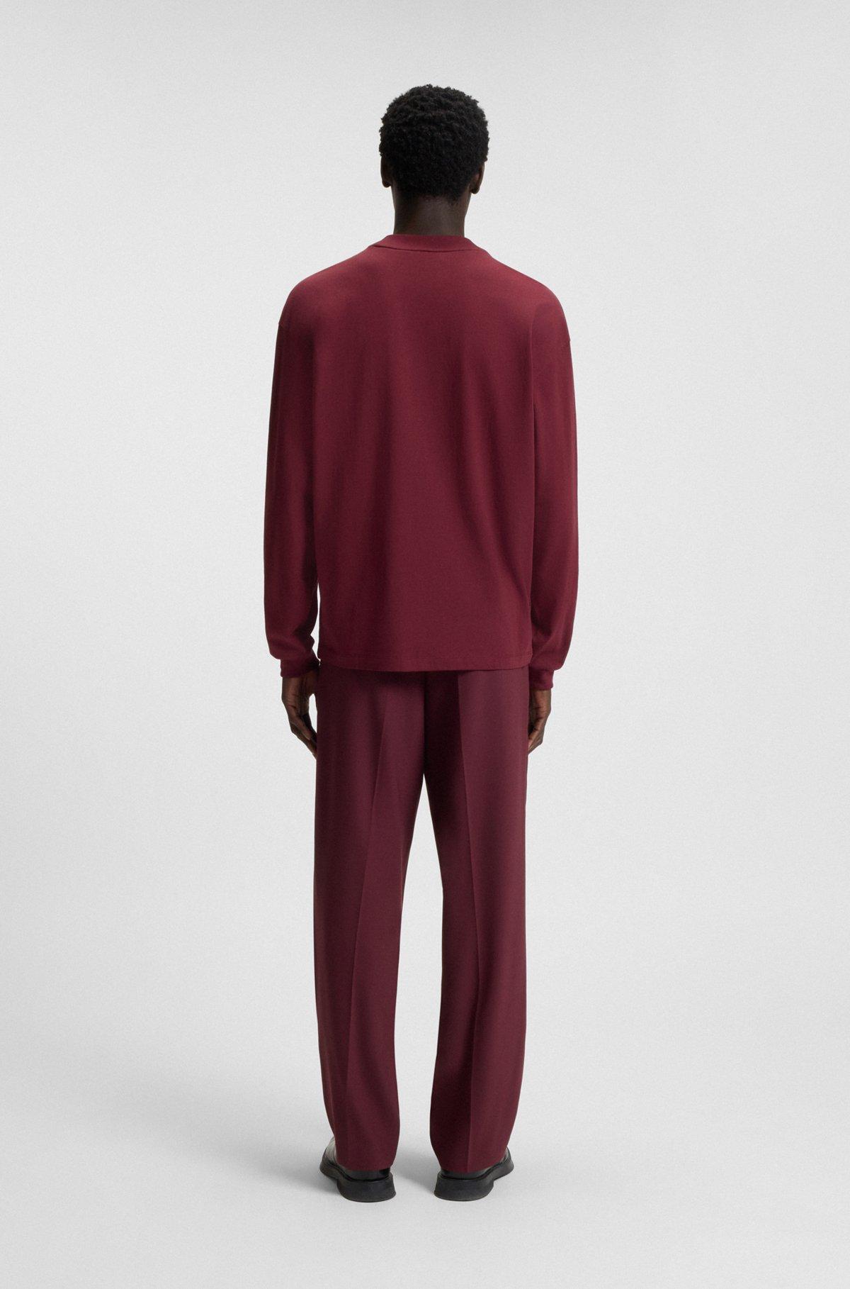 Cotton-jersey relaxed-fit T-shirt with logo print Product Image