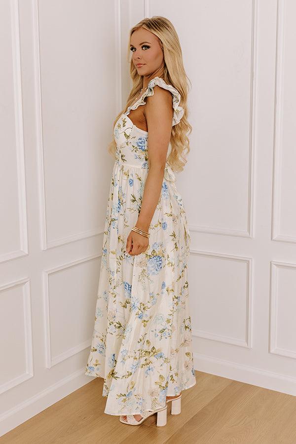 Feeling Whimsical Floral Midi Dress Product Image