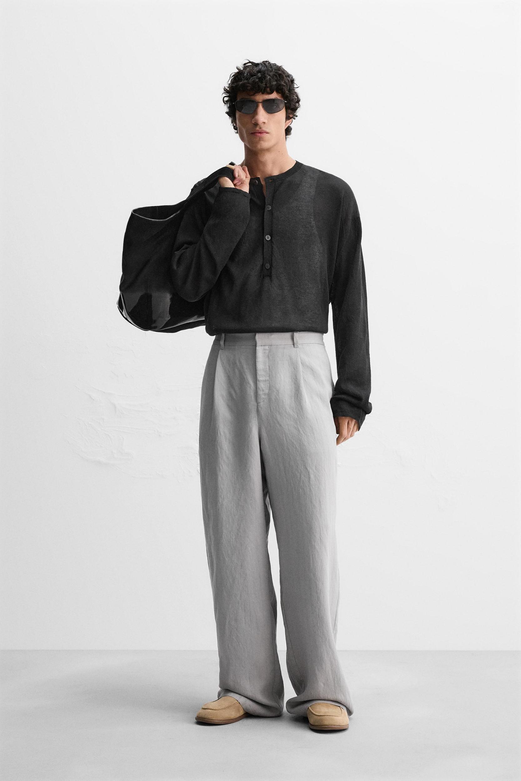 RELAXED FIT FLOWY PANTS Product Image