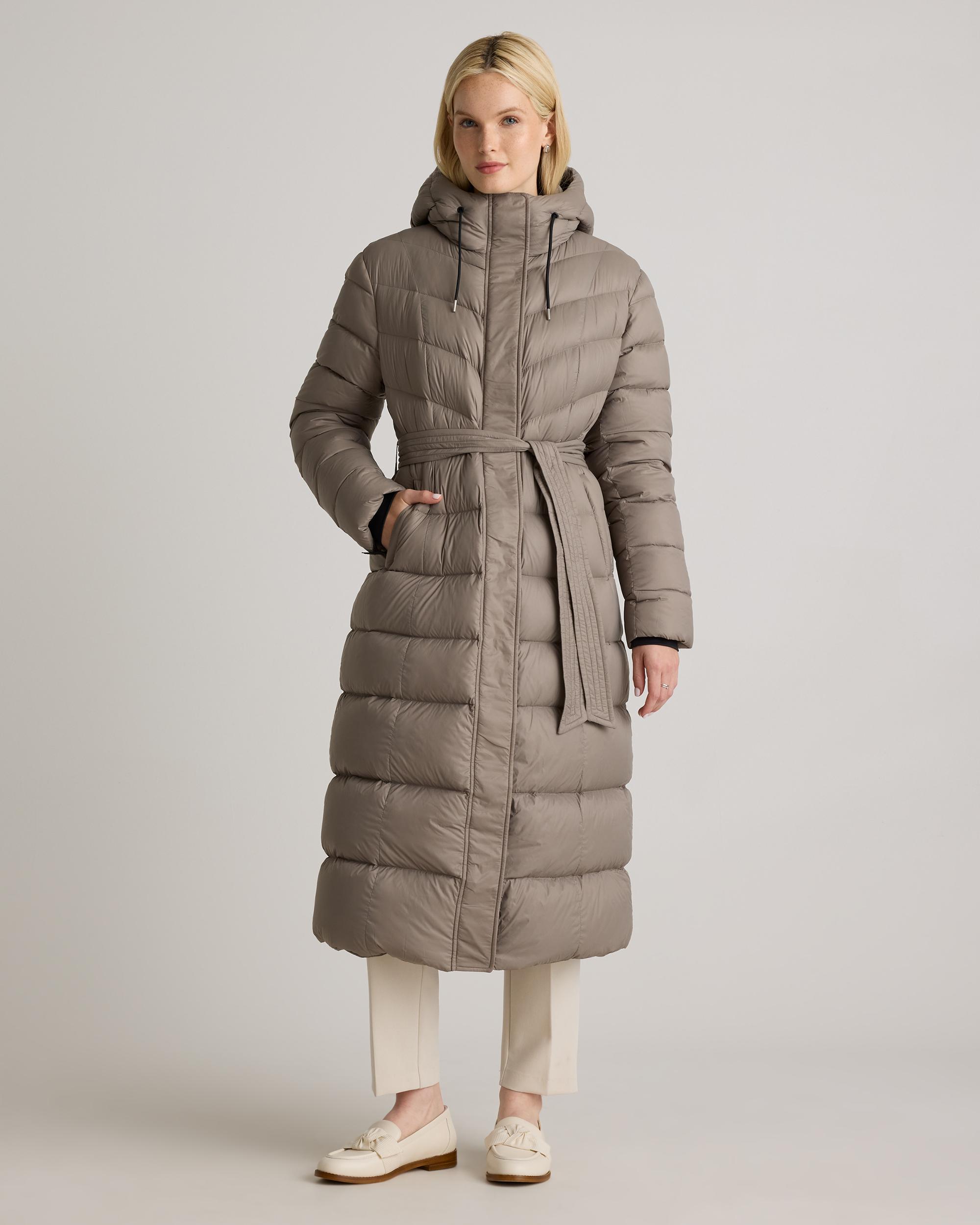 Quince | Women's Responsible Down Belted Puffer Maxi Coat Size XS, Recycled Polyester Product Image