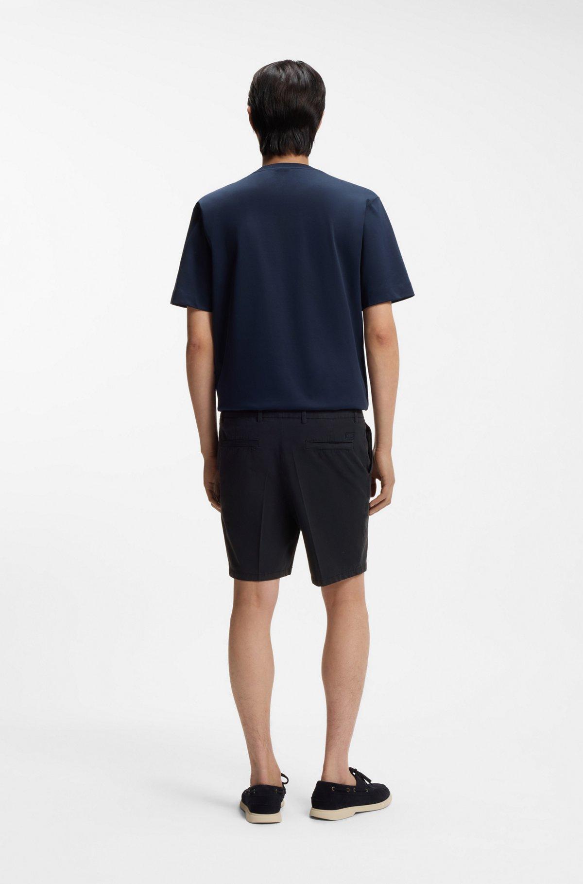 Modern-fit shorts in stretch-cotton twill Product Image