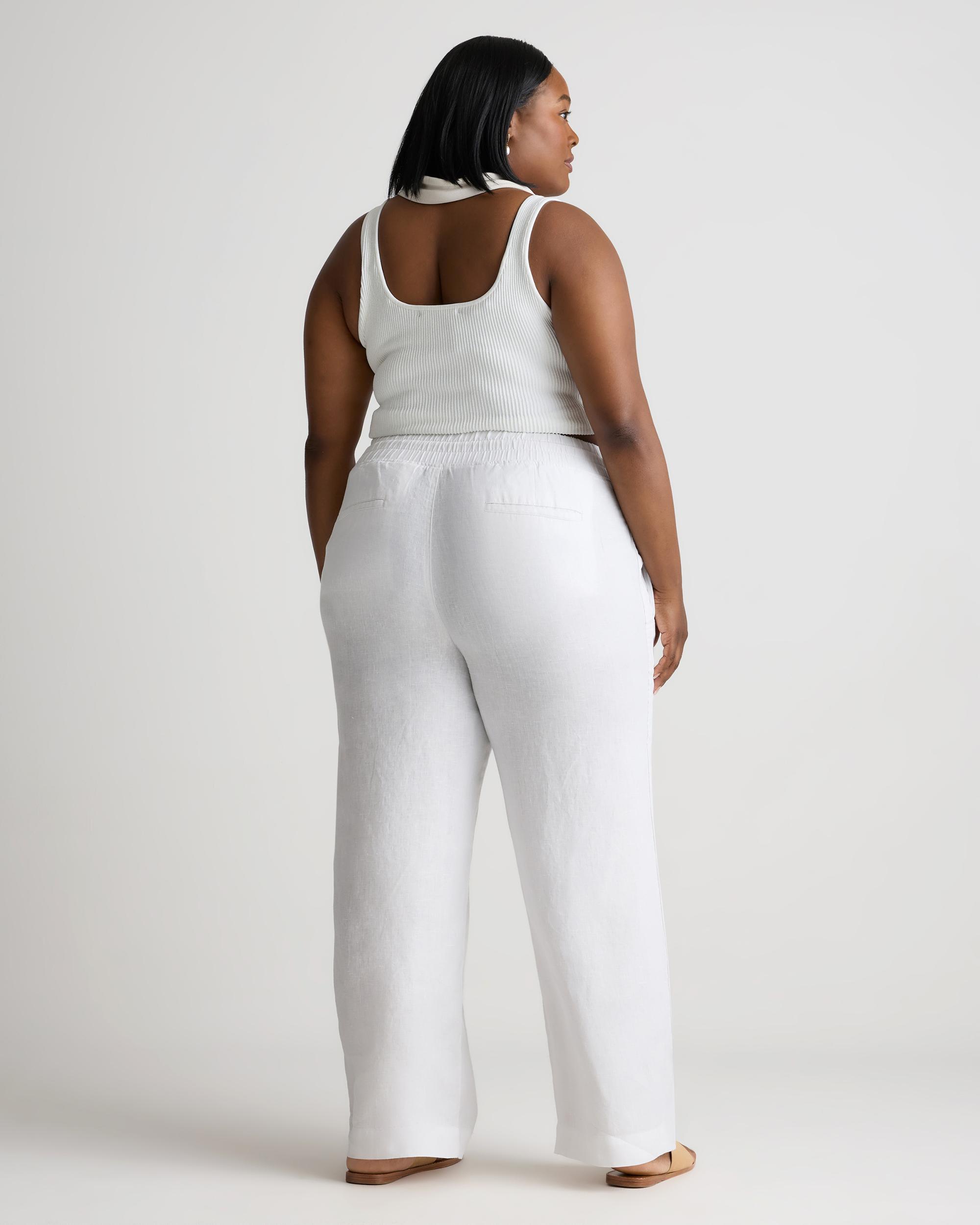 Quince | Women's 100% European Linen Wide Leg Pants Product Image