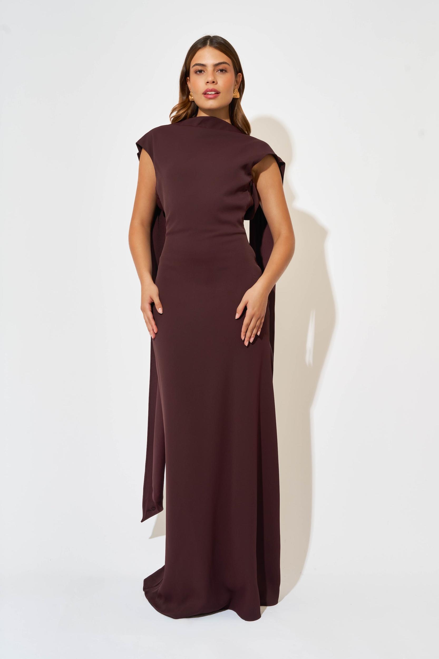 Drape Maxi Dress Product Image