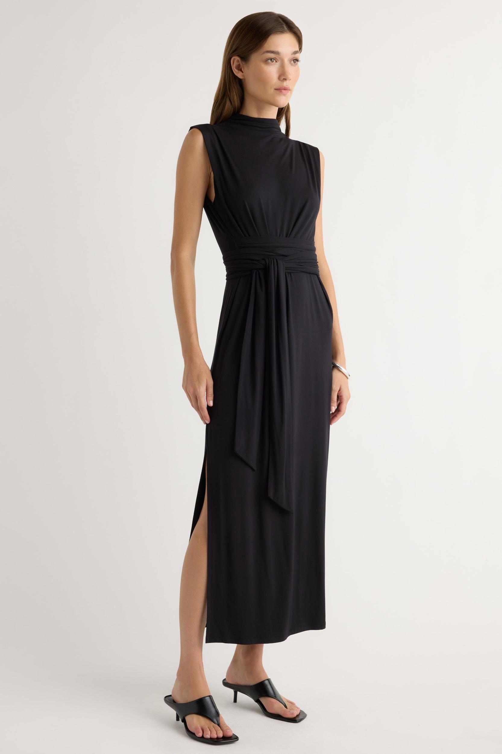 Eden Sleeveless Tie-Front Dress Product Image