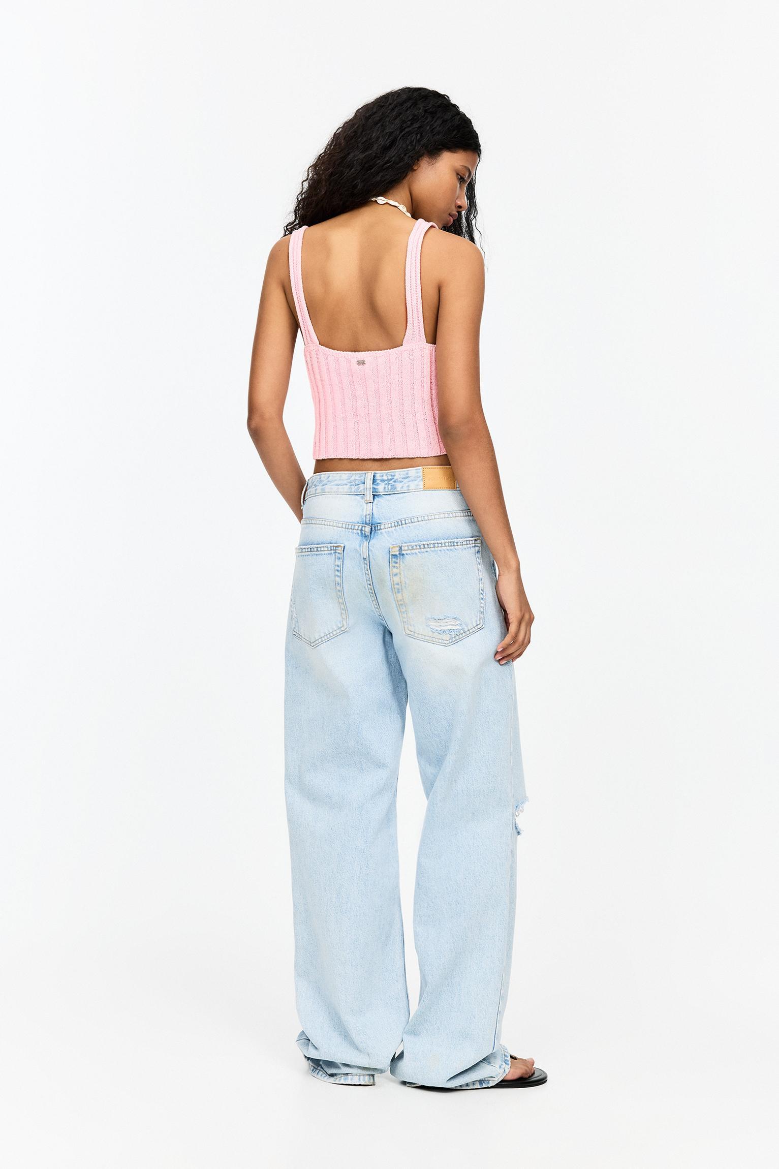 Crochet top with straps Product Image