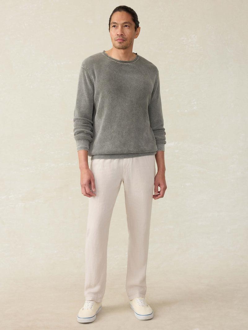 Linen Drawstring Pant - Weathered Sand Product Image