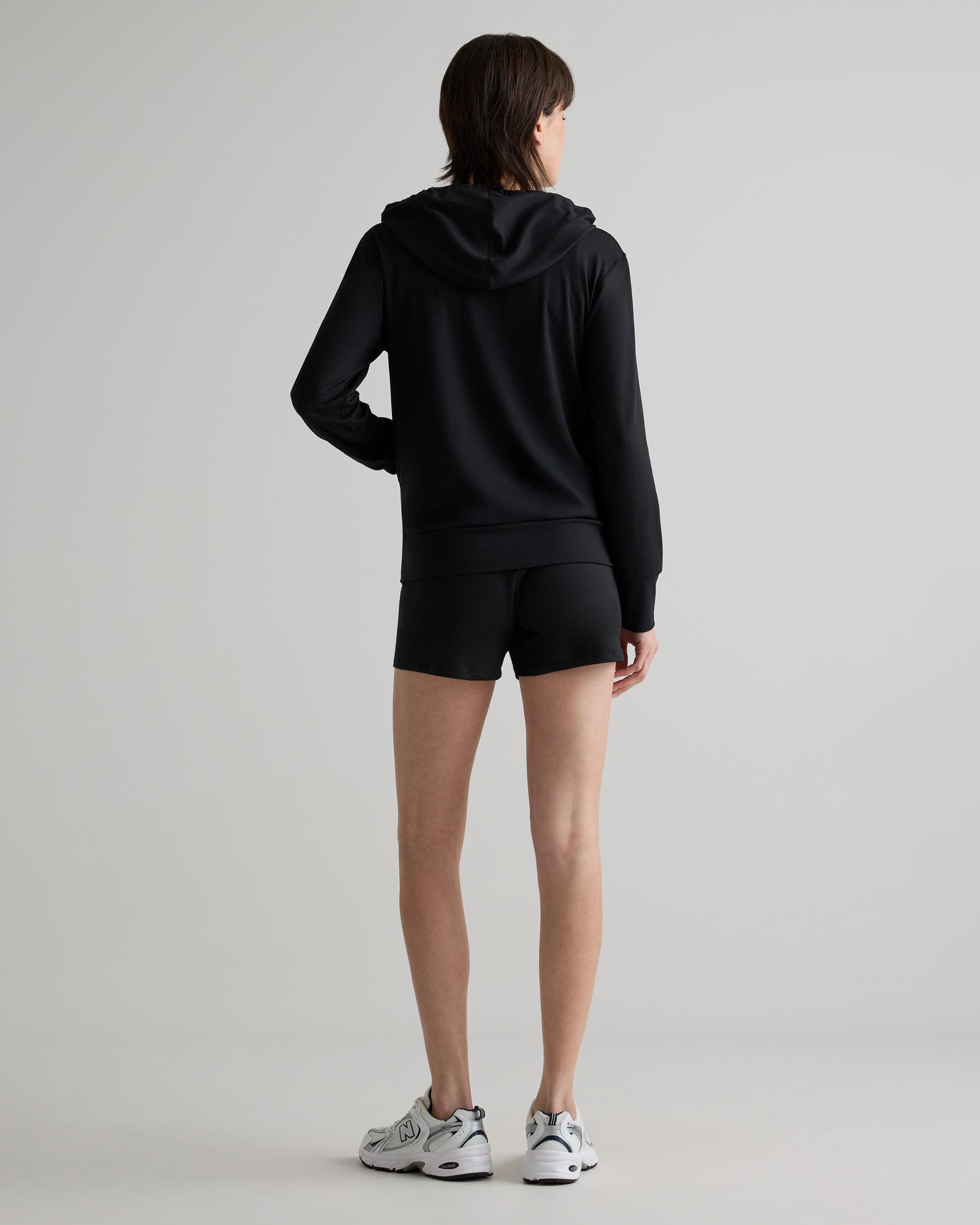 Quince | Women's Super Soft Performance Full Zip Hoodie Flowknit Activewear, Recycled Polyester Product Image