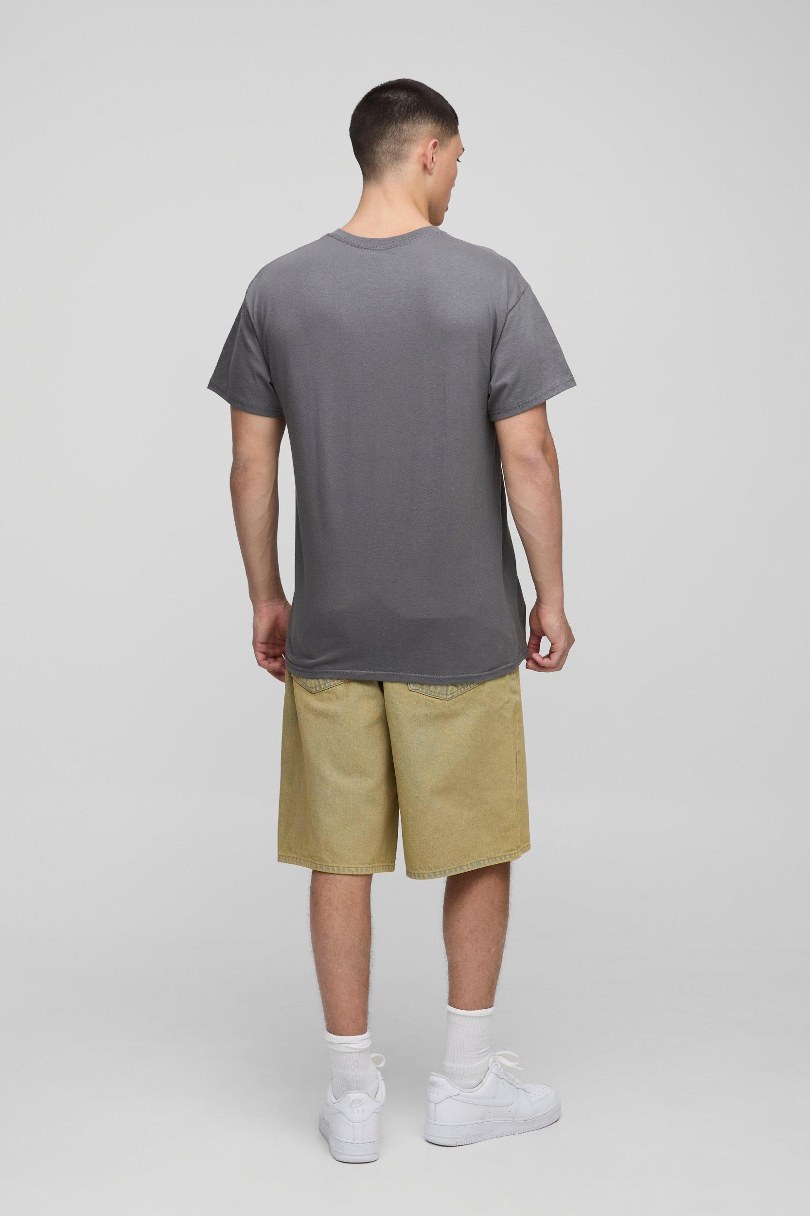 Regular Fit Green Day License Printed T-Shirt | boohooMAN USA Product Image