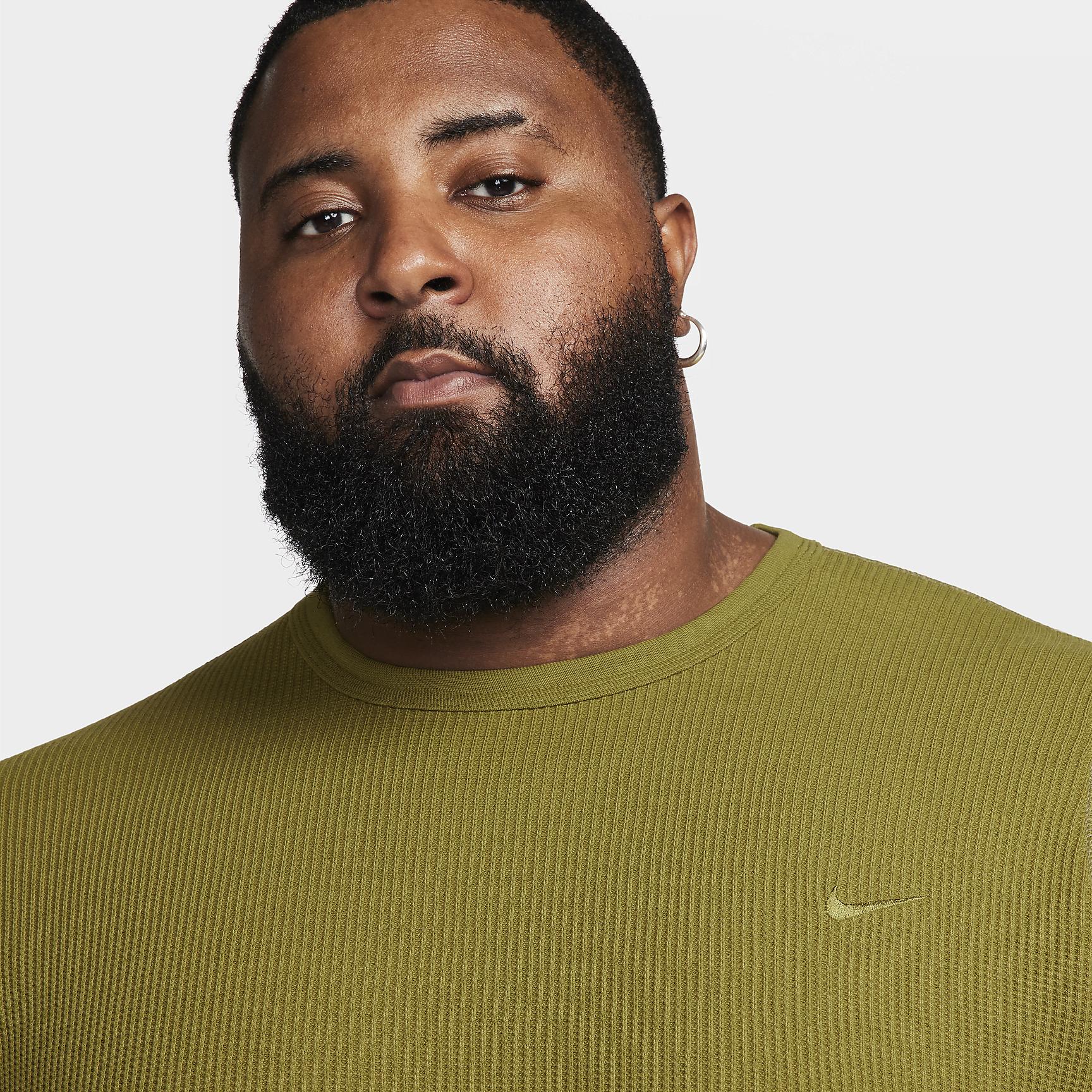 Nike Life Men's Long-Sleeve Heavyweight Waffle Top Product Image