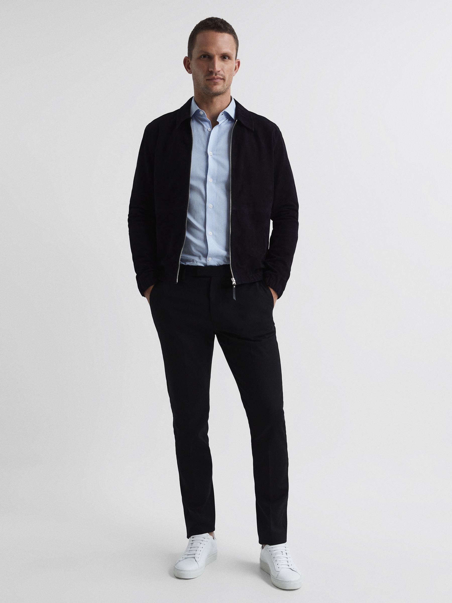 Slim Fit Chinos in Black Product Image