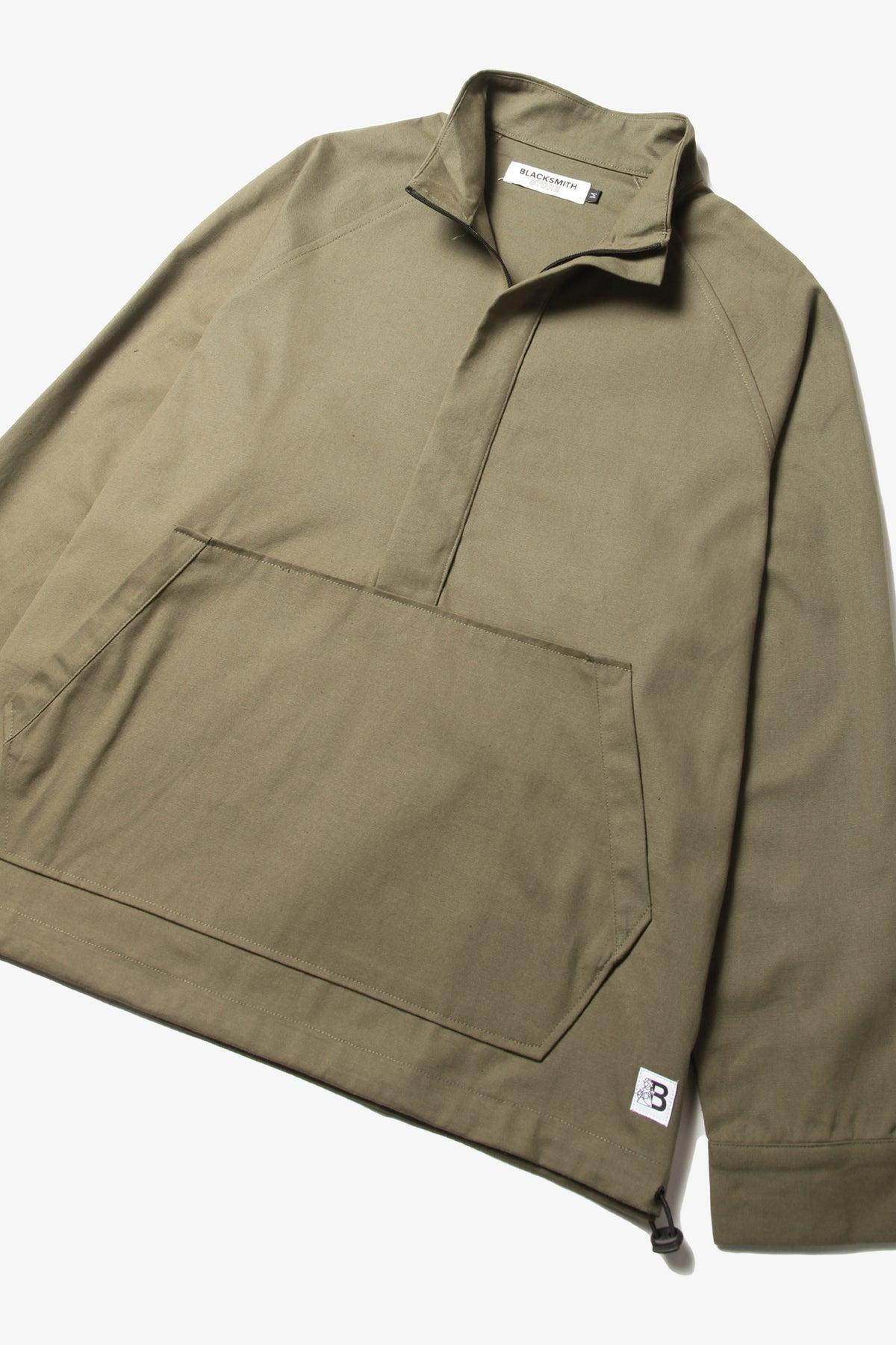 Blacksmith - Popover Wind Shirt - Olive Product Image