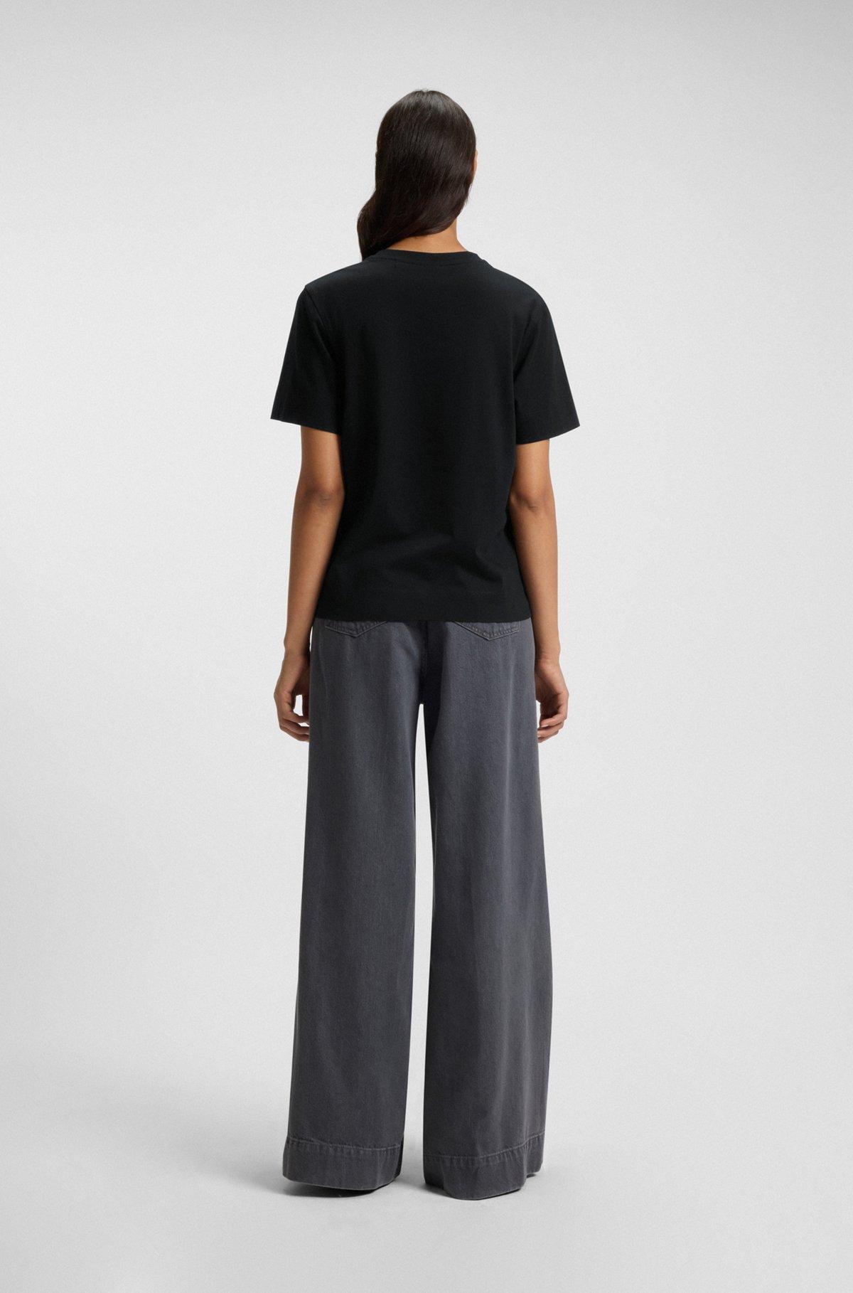 Mercerized-cotton T-shirt with Double B monogram Product Image