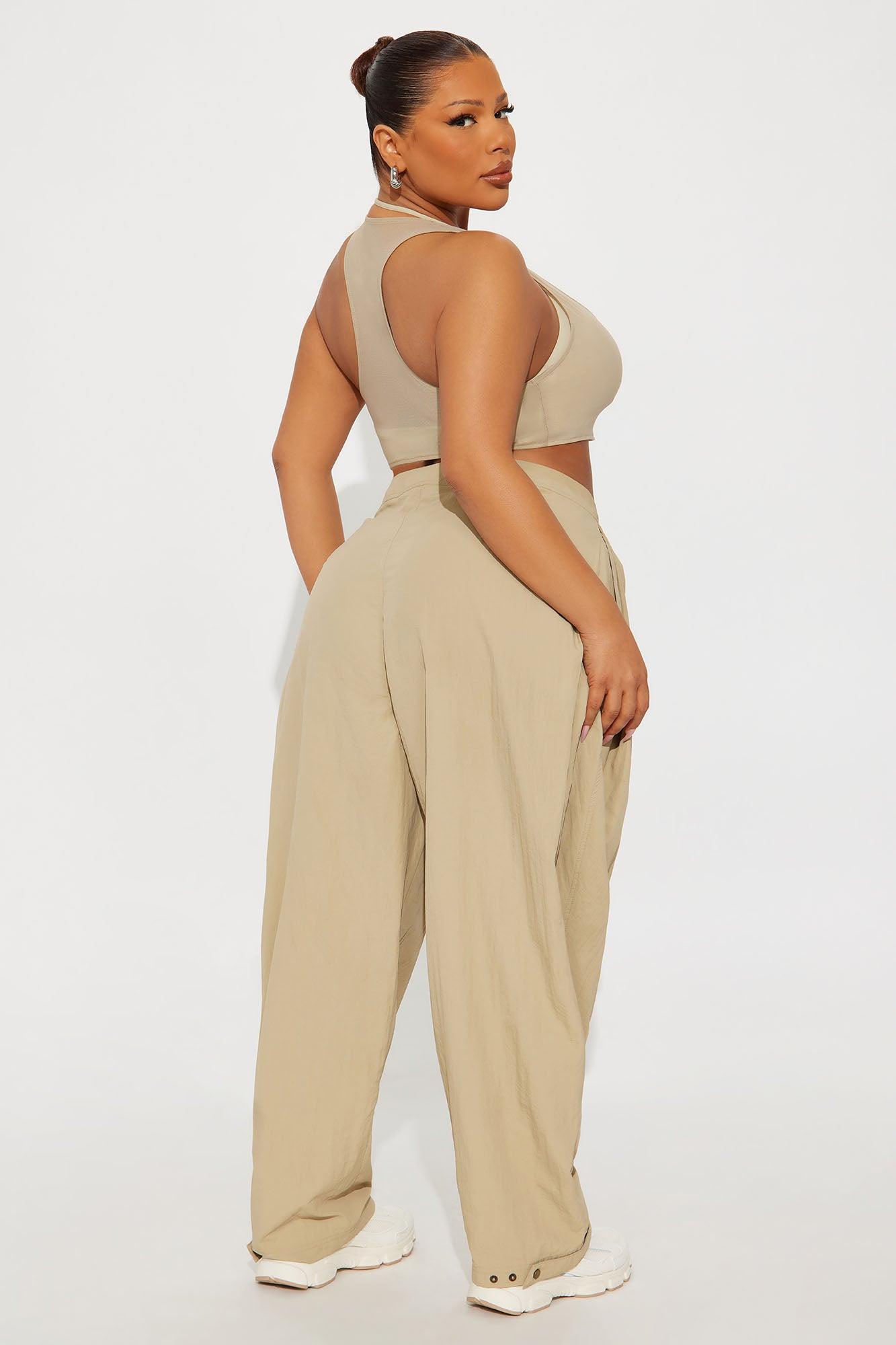 Power Mesh Racerback Bra Top - Stone Female Product Image