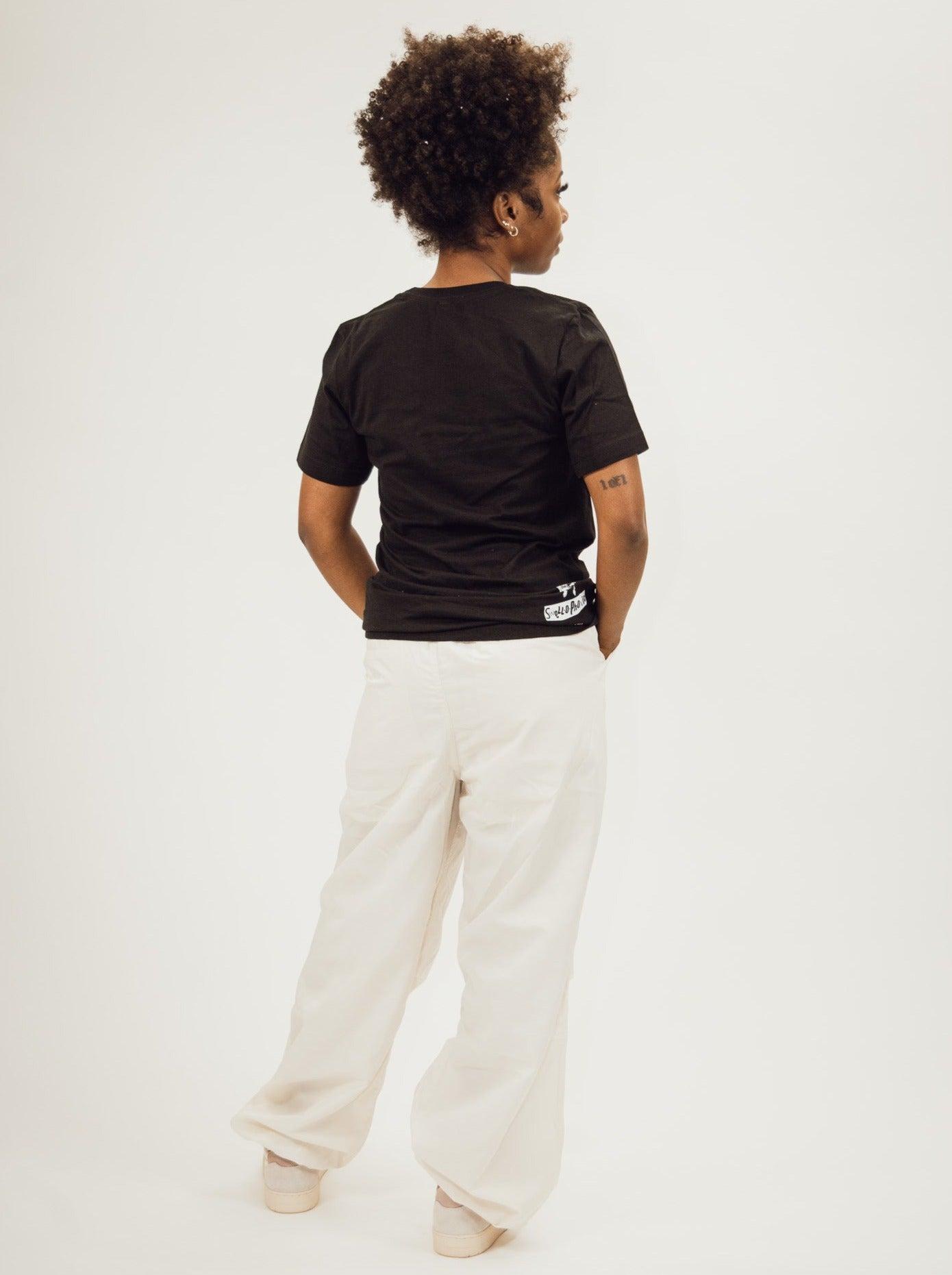 Moon River Drawstring Pants - Cream Product Image