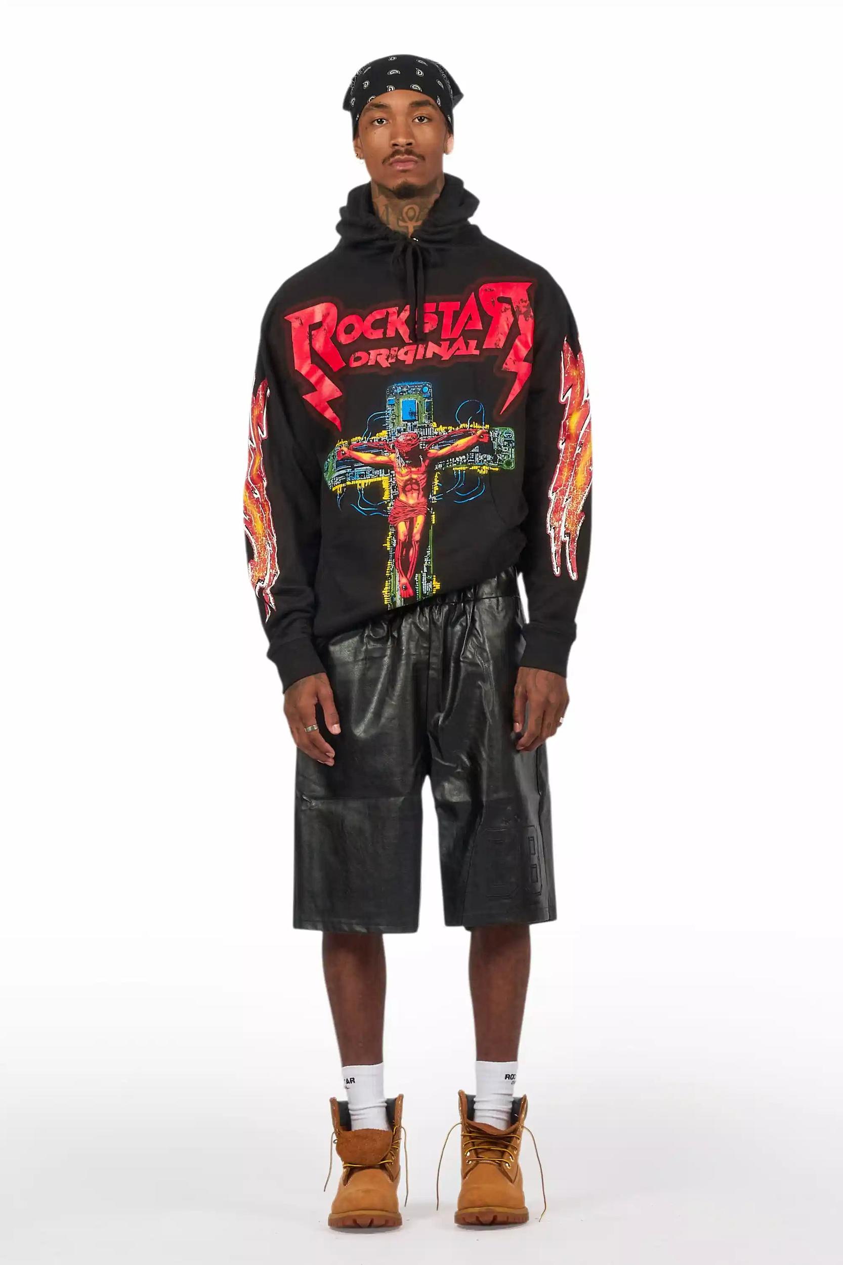 Antosha Black T-Shirt/Short Set Male Product Image