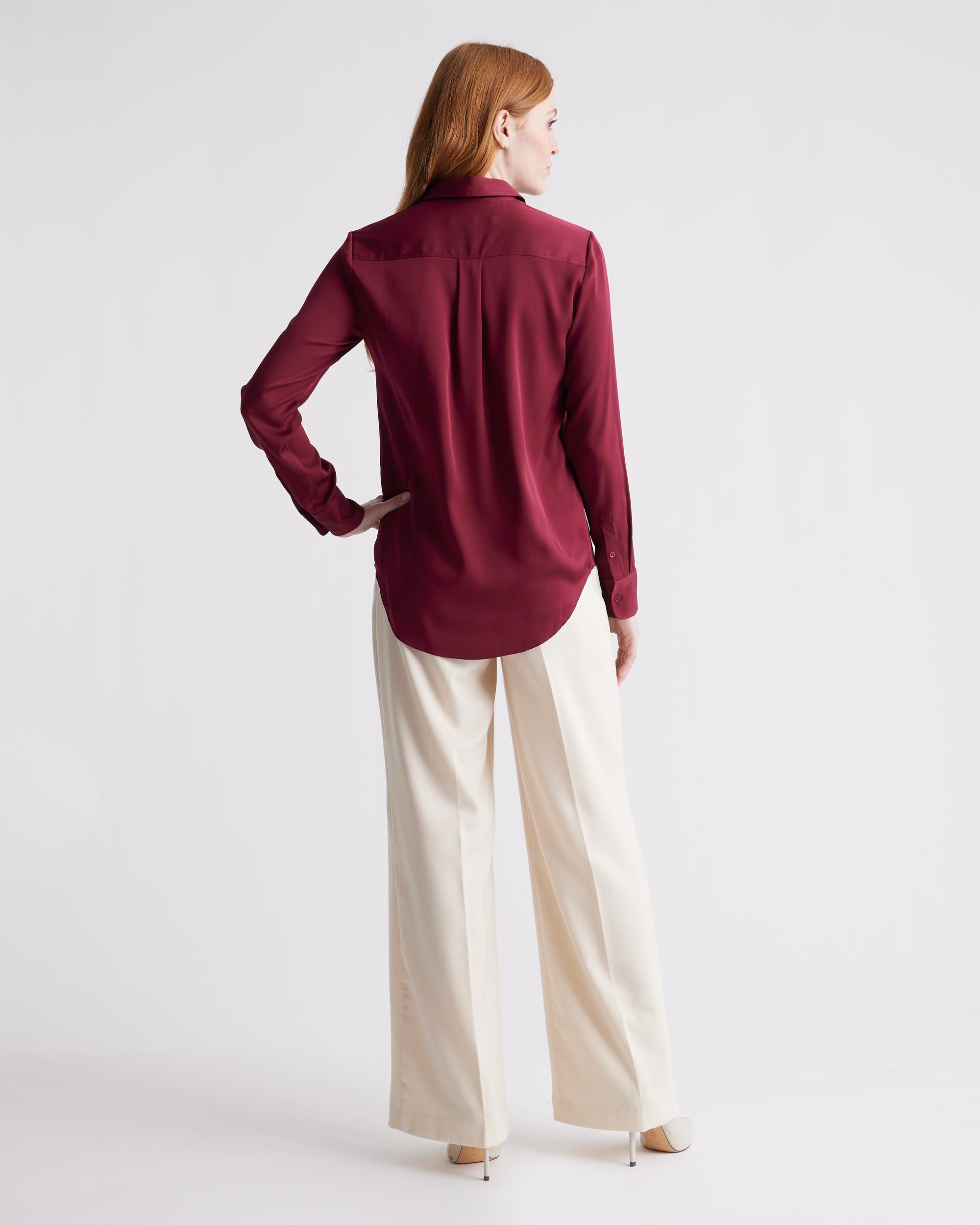Quince | Women's Washable Stretch Silk Blouse Product Image