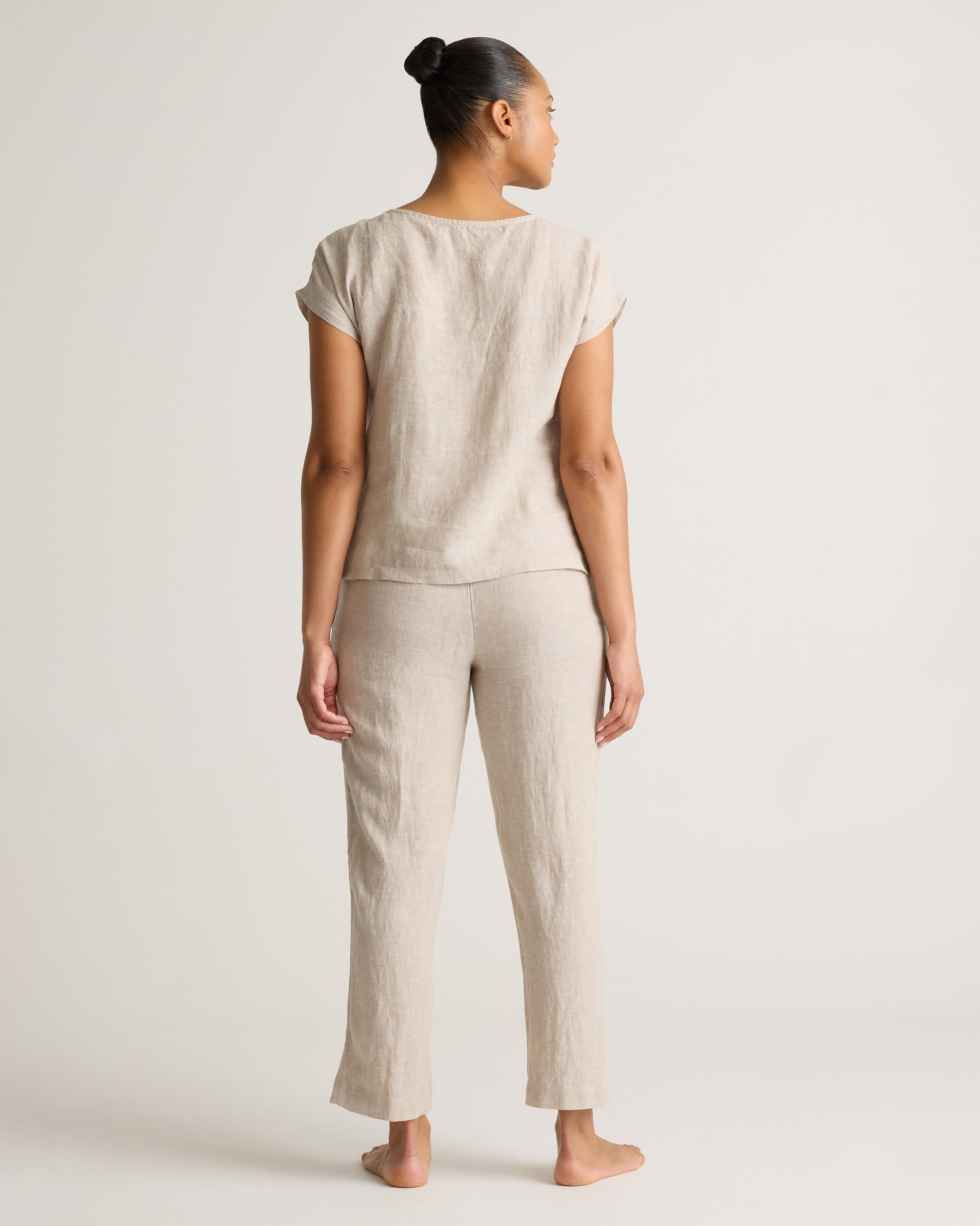 Quince | Women's 100% European Linen Pajama Set Product Image