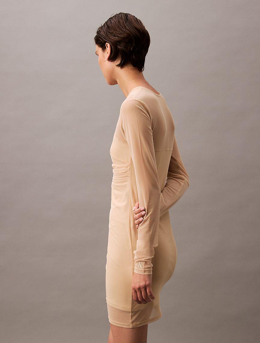 Layered Mesh Mini Dress Product Image