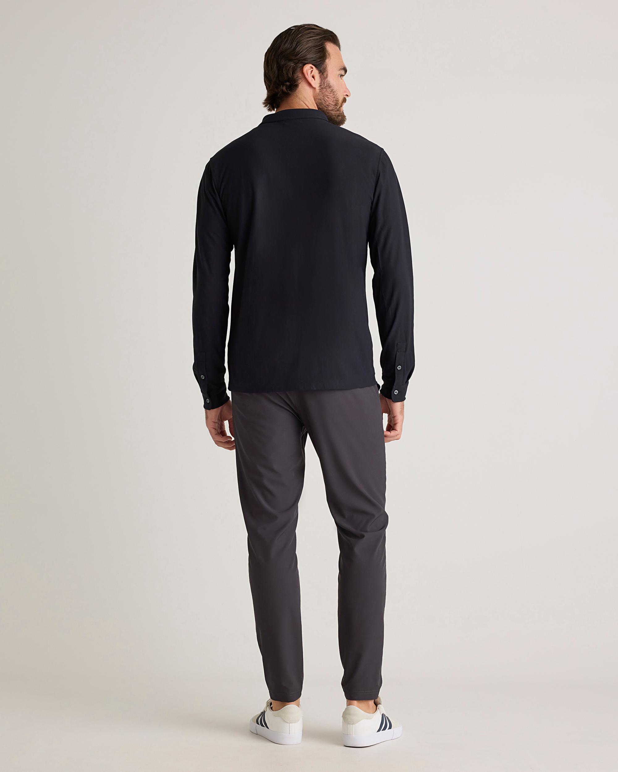 Quince | Men's ProPique Performance Button Down Recycled Polyester Product Image