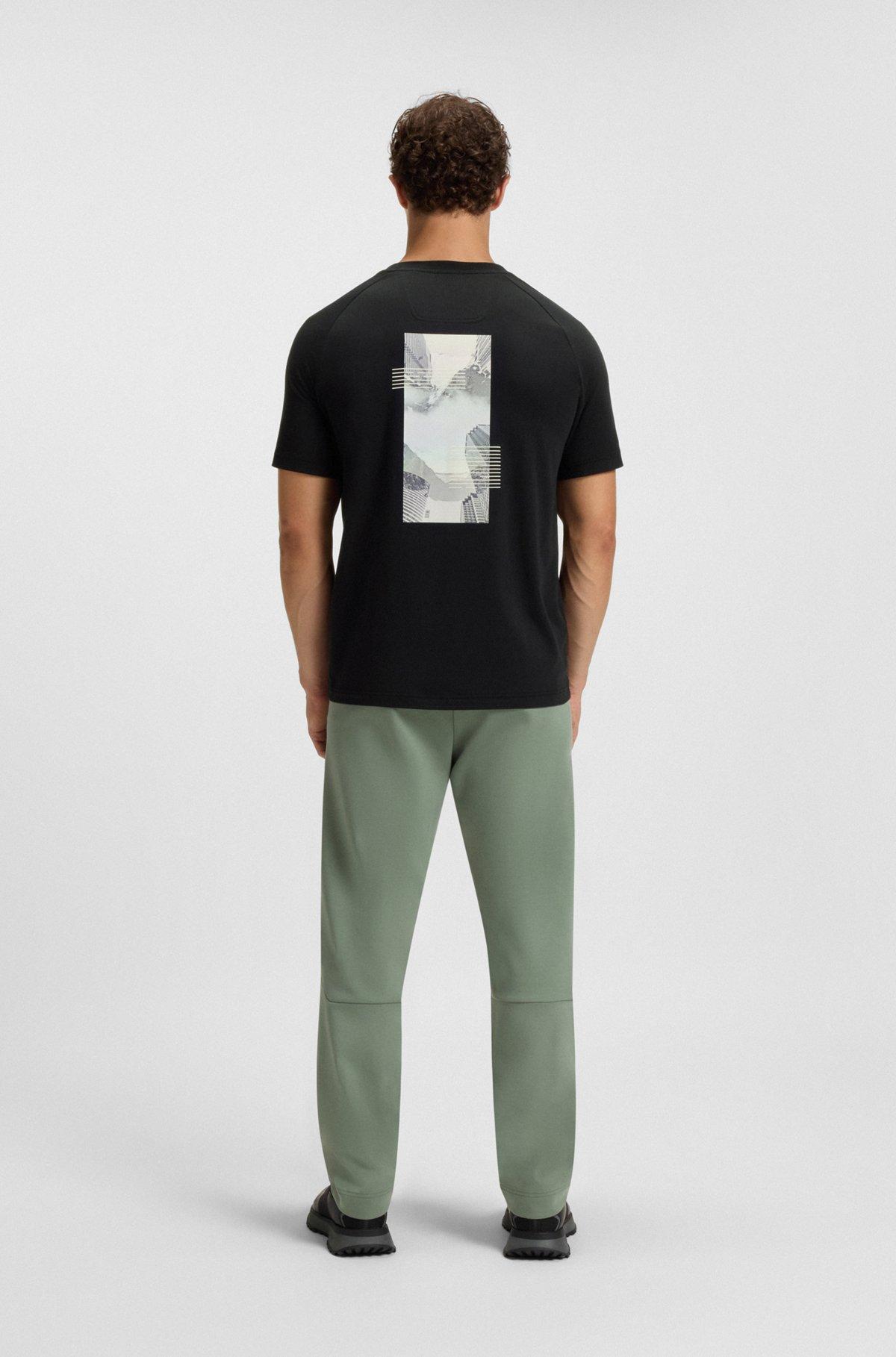 Relaxed-fit T-shirt with decorative reflective accents Product Image
