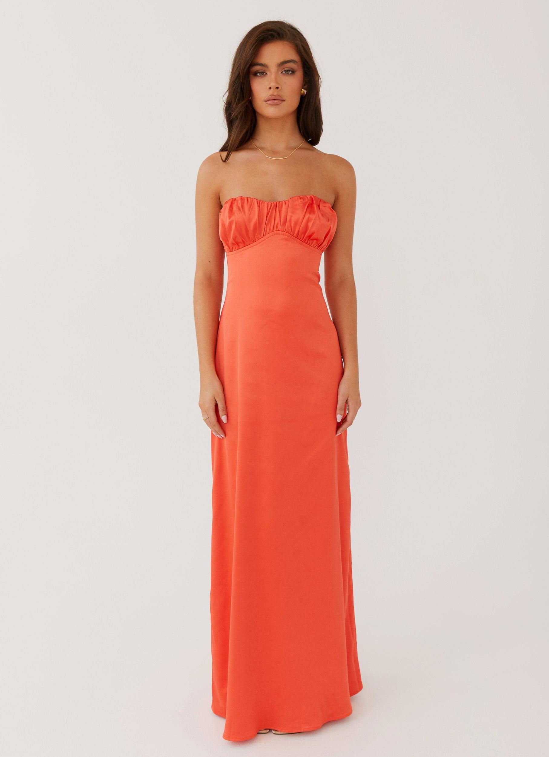 Marion Maxi Dress - Papaya Product Image
