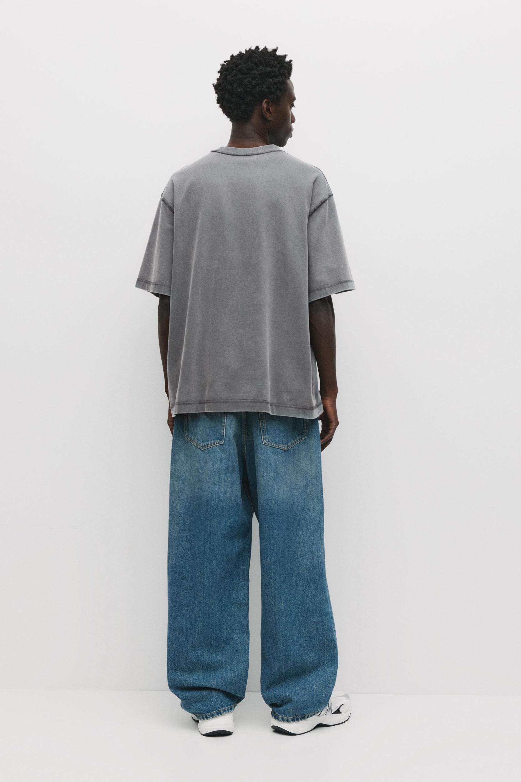 Soft-touch boxy-fit T-shirt Product Image