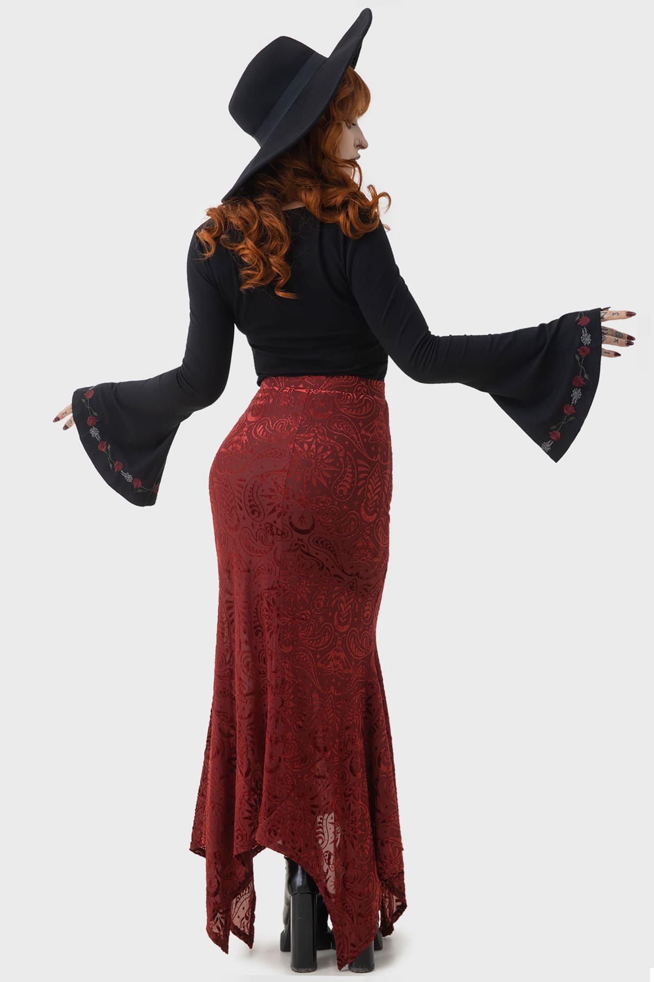 Lepidoptera Maxi Skirt Female Product Image