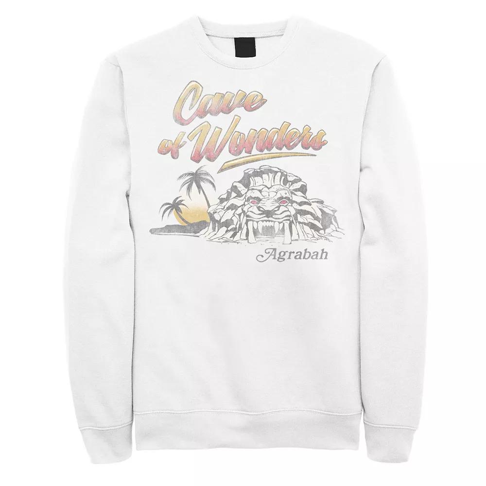 Disney's Aladdin Men's Cave Of Wonders Landscape Sweatshirt,  Product Image