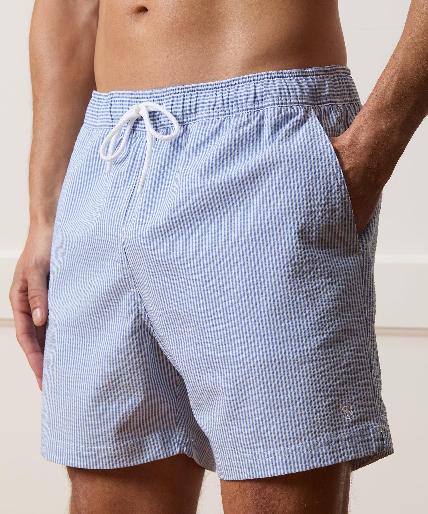 5" Seersucker Montauk Swim Trunk Product Image