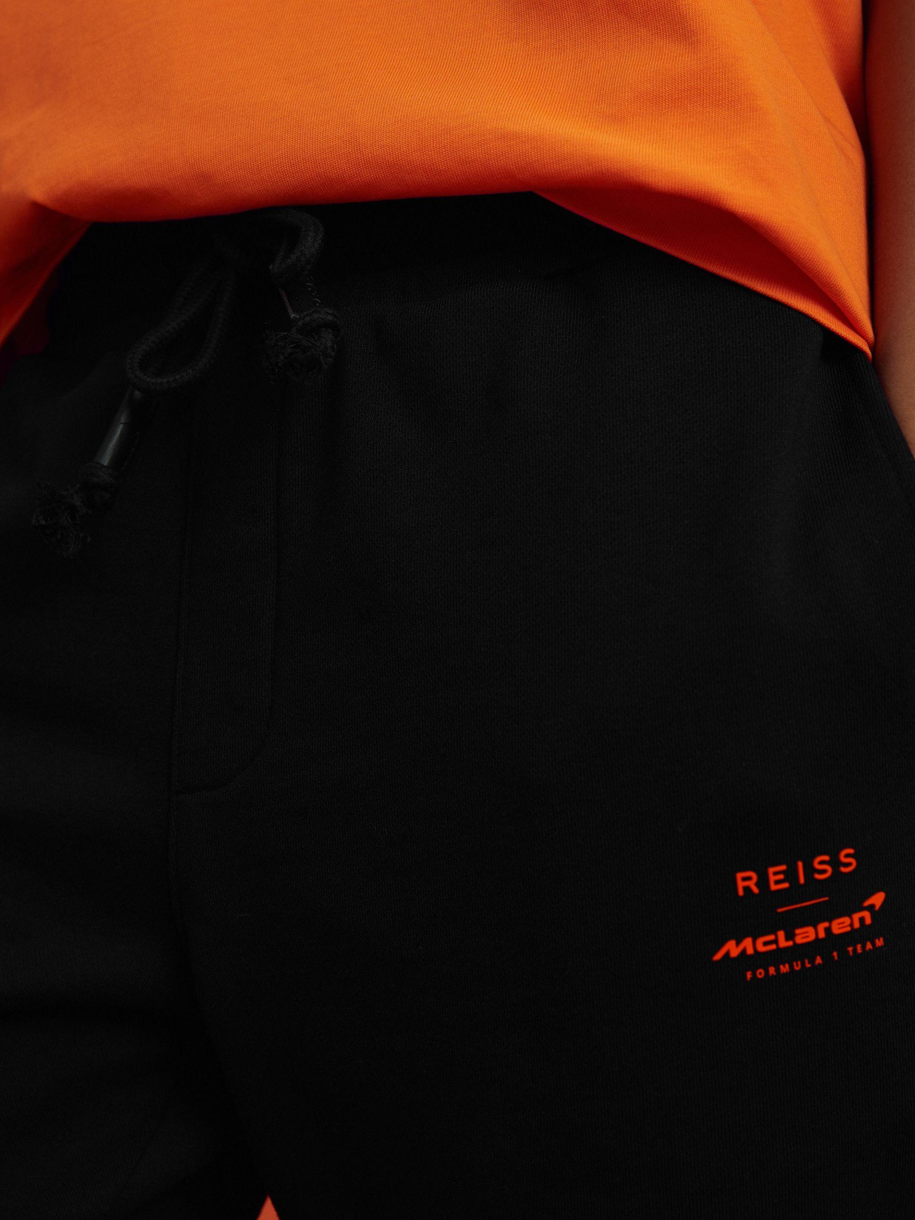 McLaren F1 Cotton Drawstring Joggers in Black Product Image