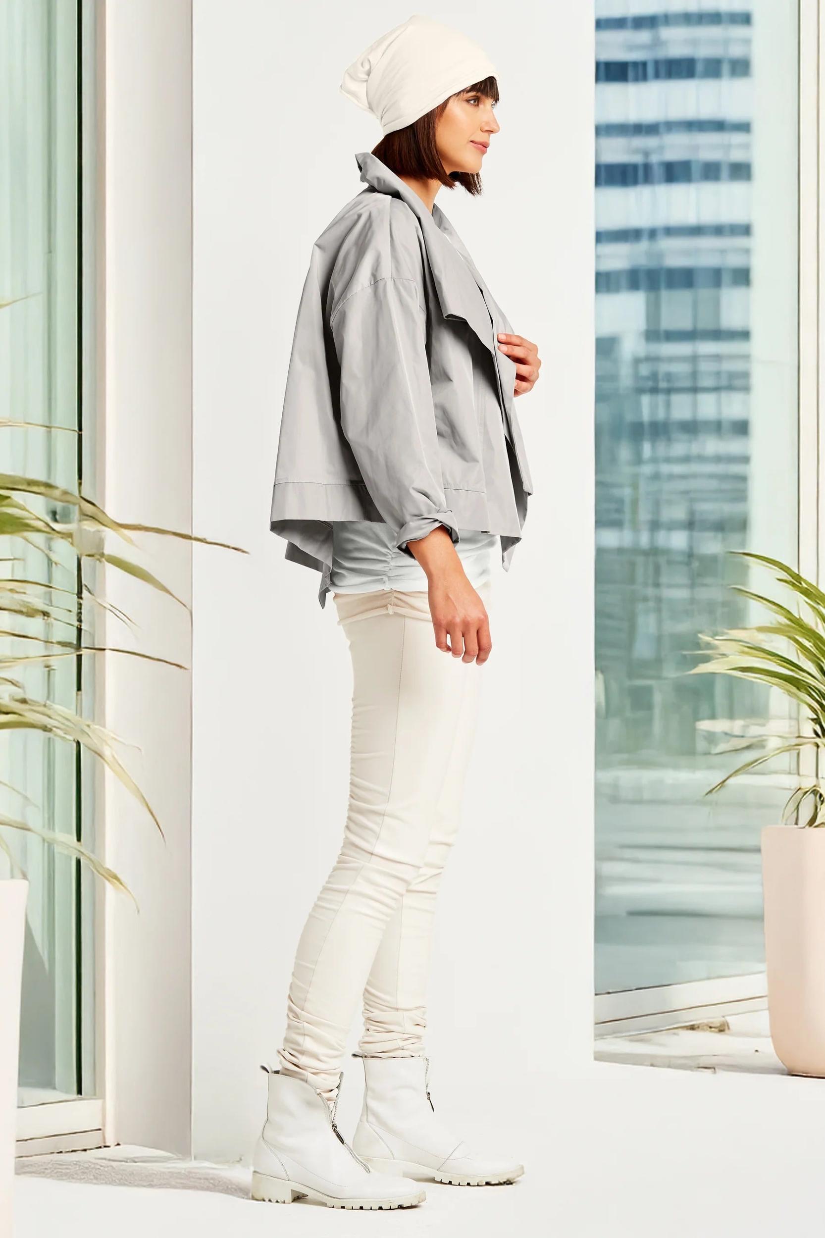 Planet Nylon Cropped Asymmetrical Jacket Product Image