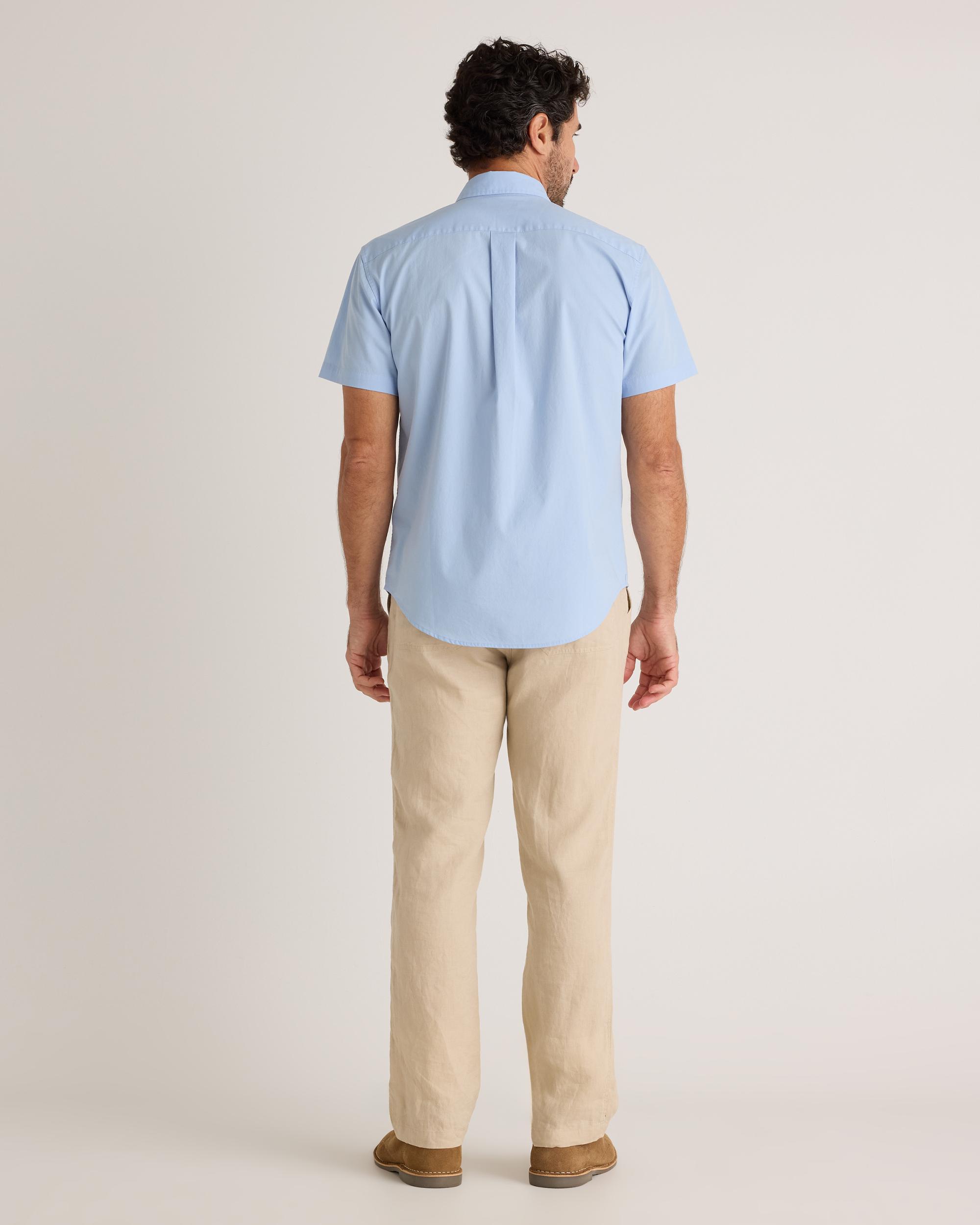 Quince | Men's Stretch Poplin Short Sleeve Shirt Size XL, Organic Cotton Product Image