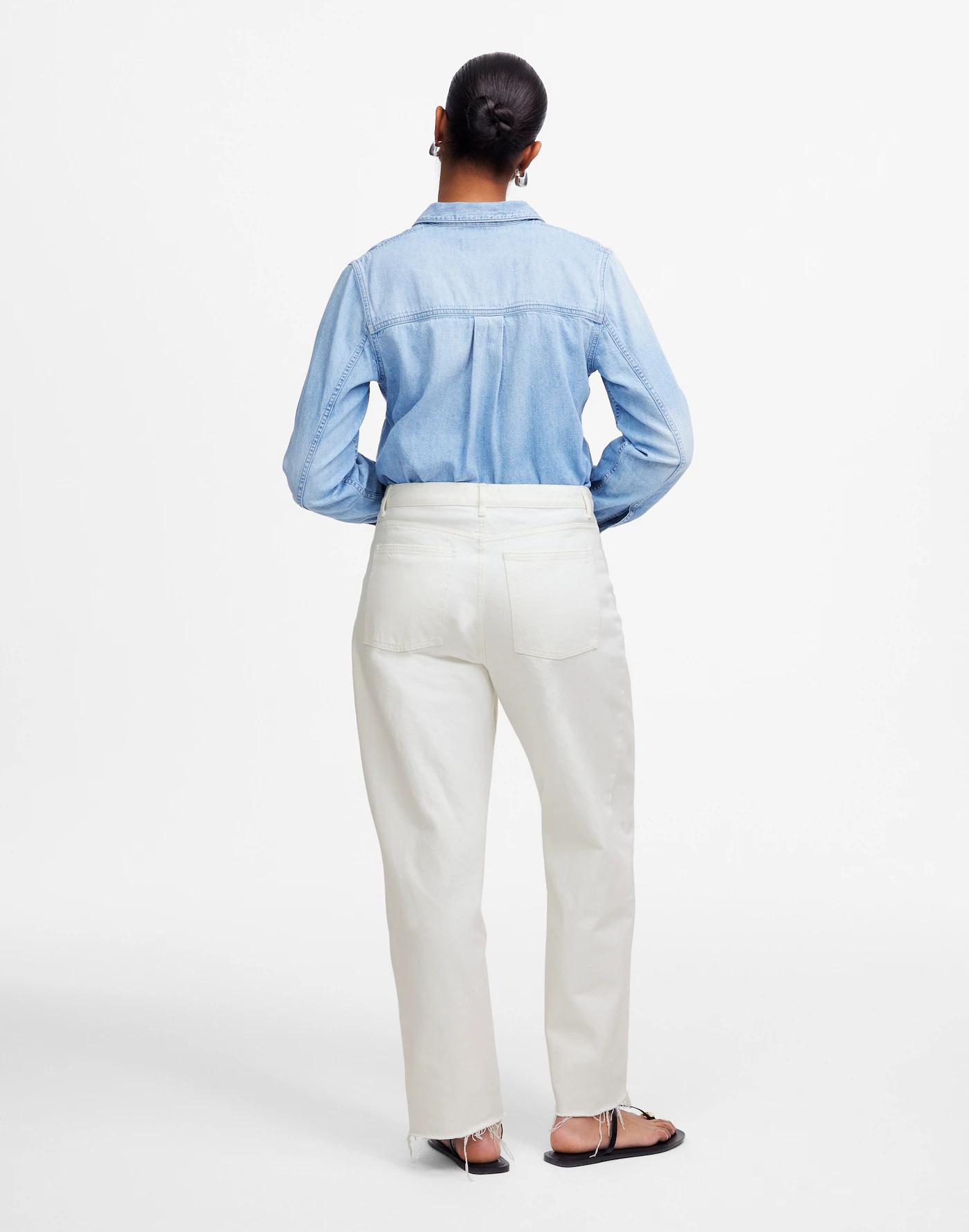 The Tall Curvy Pieced Barrel-Leg Jean Product Image