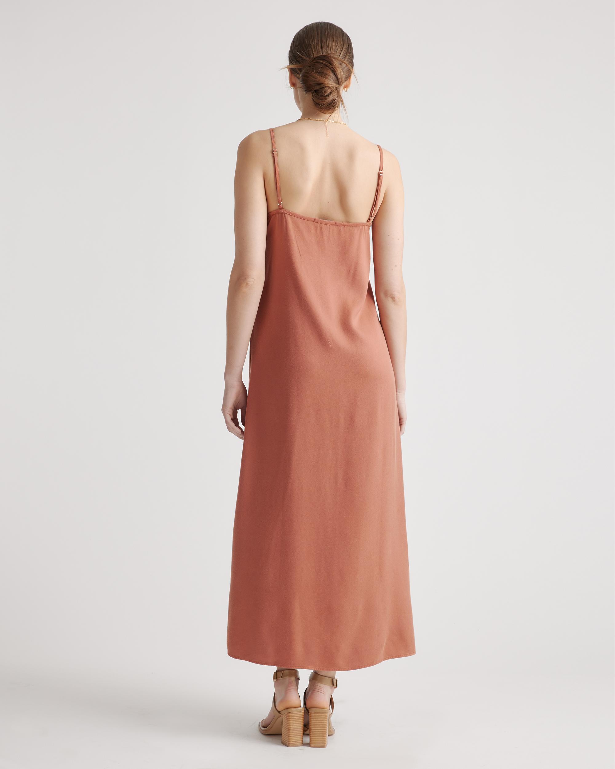 Quince | Women's Vintage Wash Tencel Maxi Slip Dress Size XS Product Image