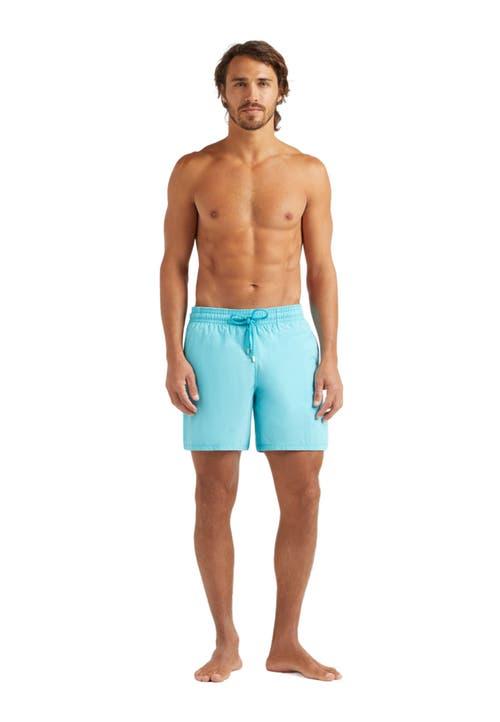 Vilebrequin Men's Ronde Des Tortues Aqua Reactive Swim Shorts Product Image