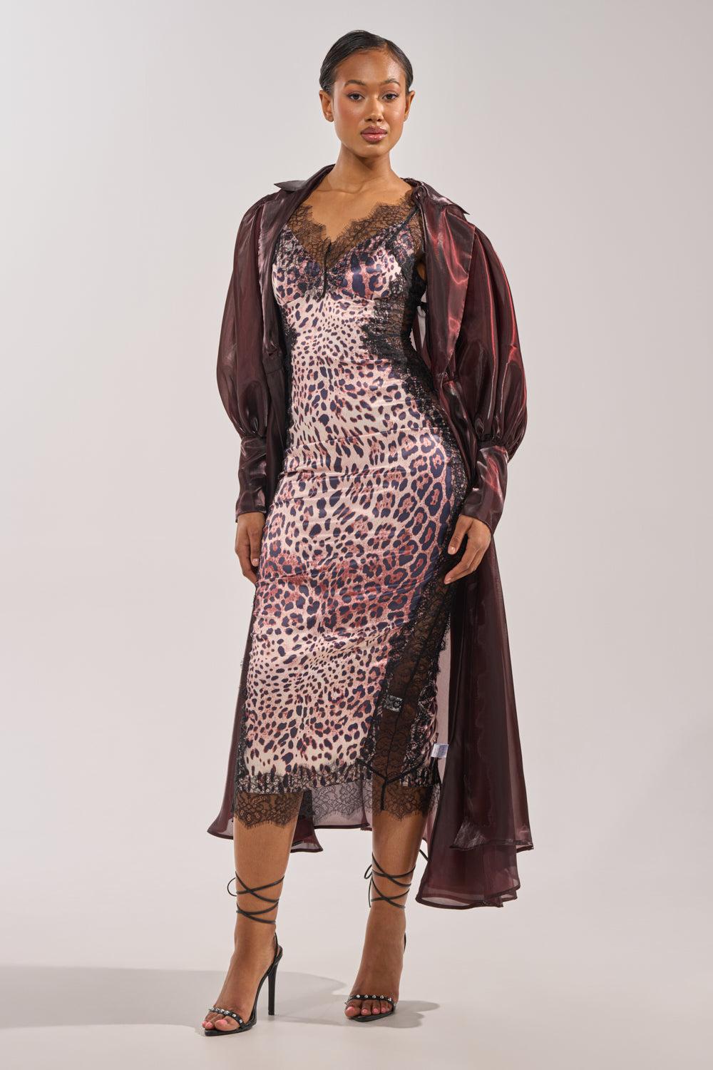 PRETTY LIL THING ORGANZA TRENCH Product Image