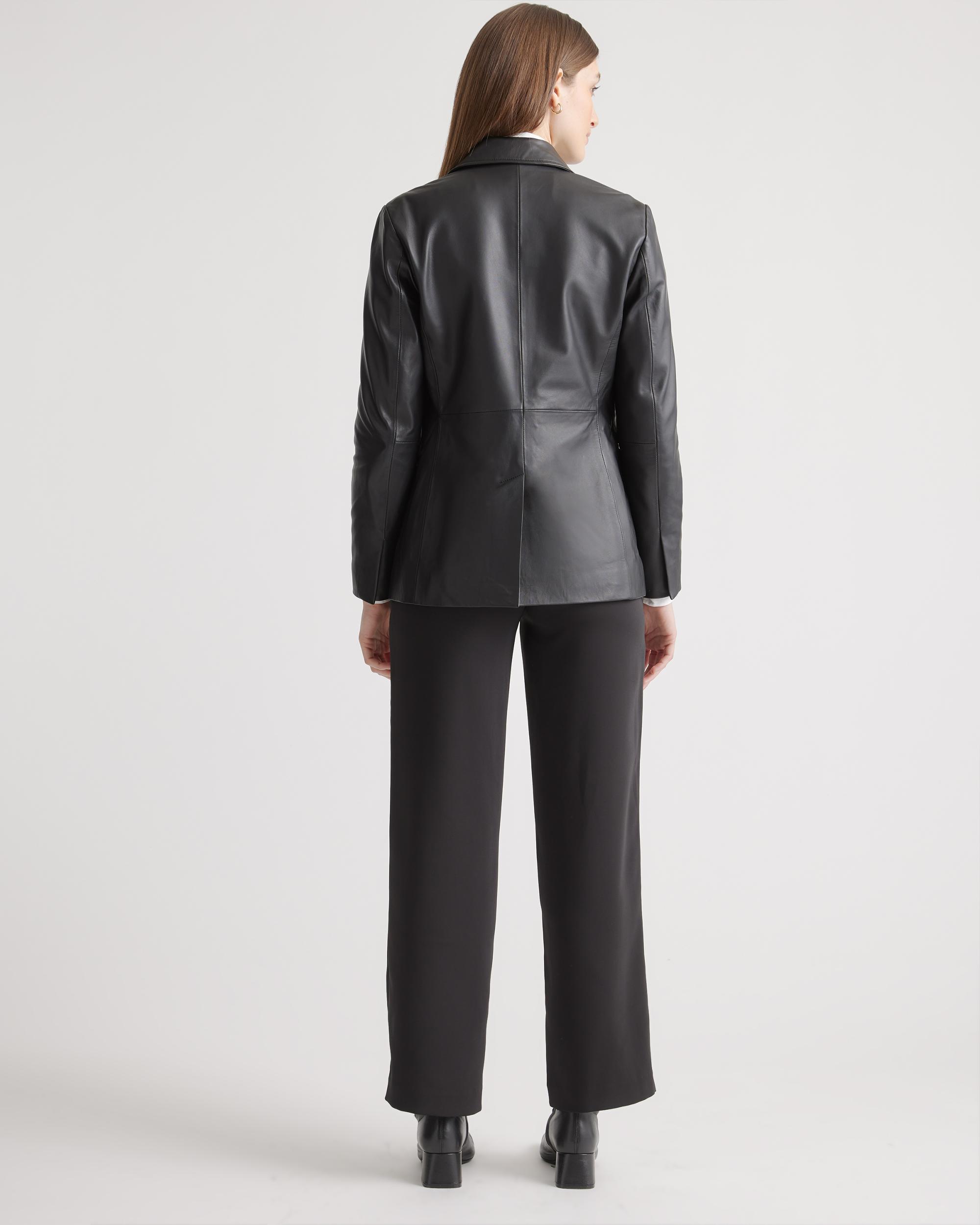 Quince | Women's Blazer Size XS, Leather Product Image