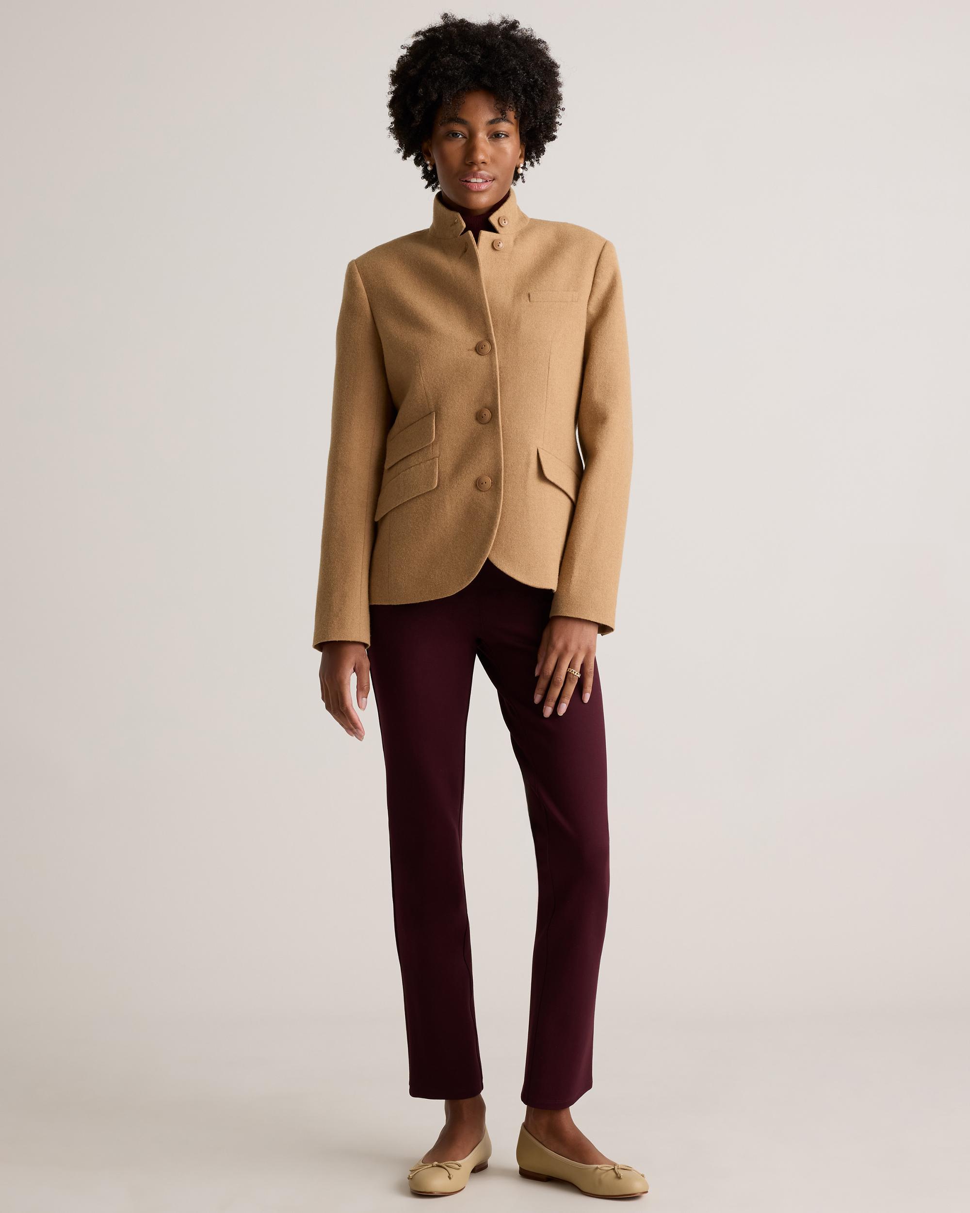 Quince | Women's Italian Wool Stand Collar Blazer Product Image