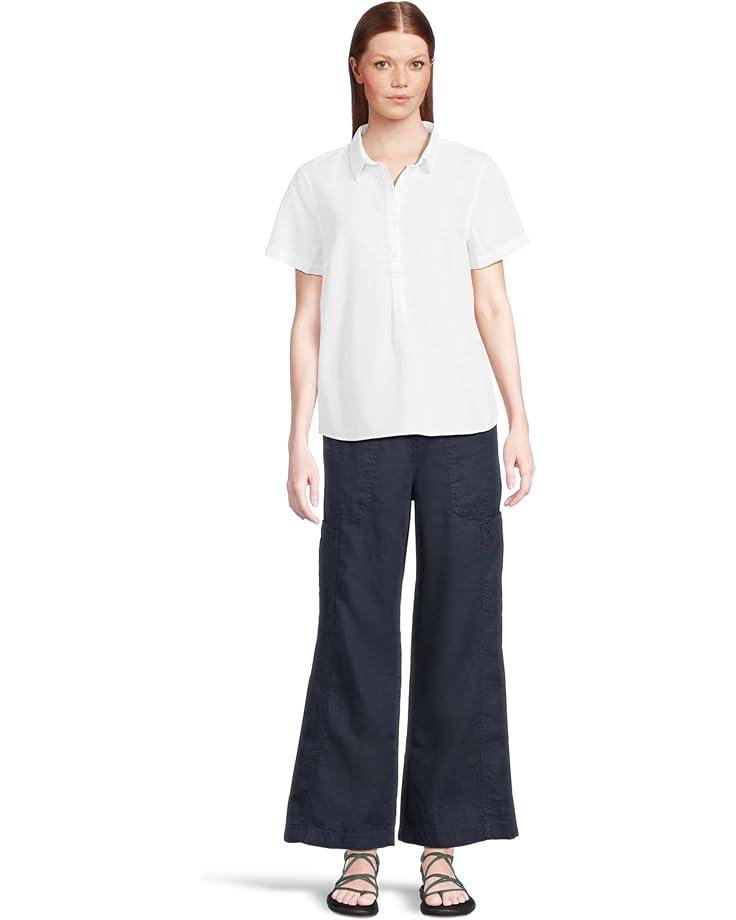 Premium Linen Breezy Pull-On Ankle Pants Product Image