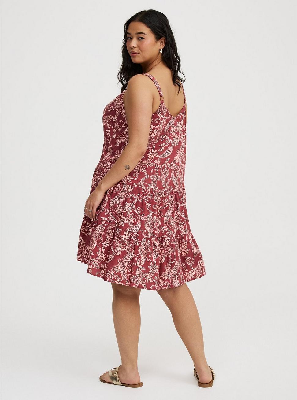 Mini V-Neck Button-Up Dress Product Image