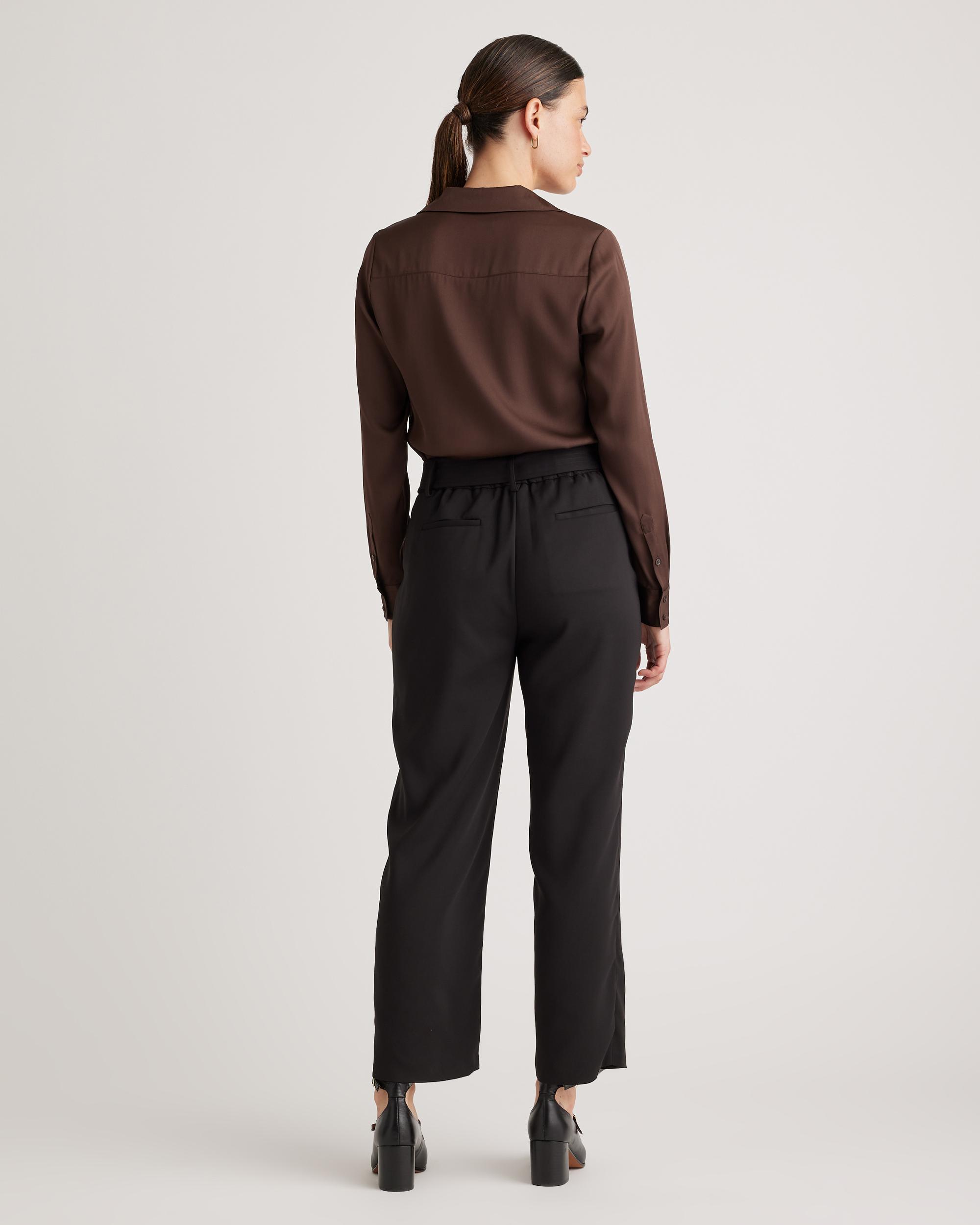 Quince | Women's Stretch Crepe Paperbag Pants Polyester Product Image
