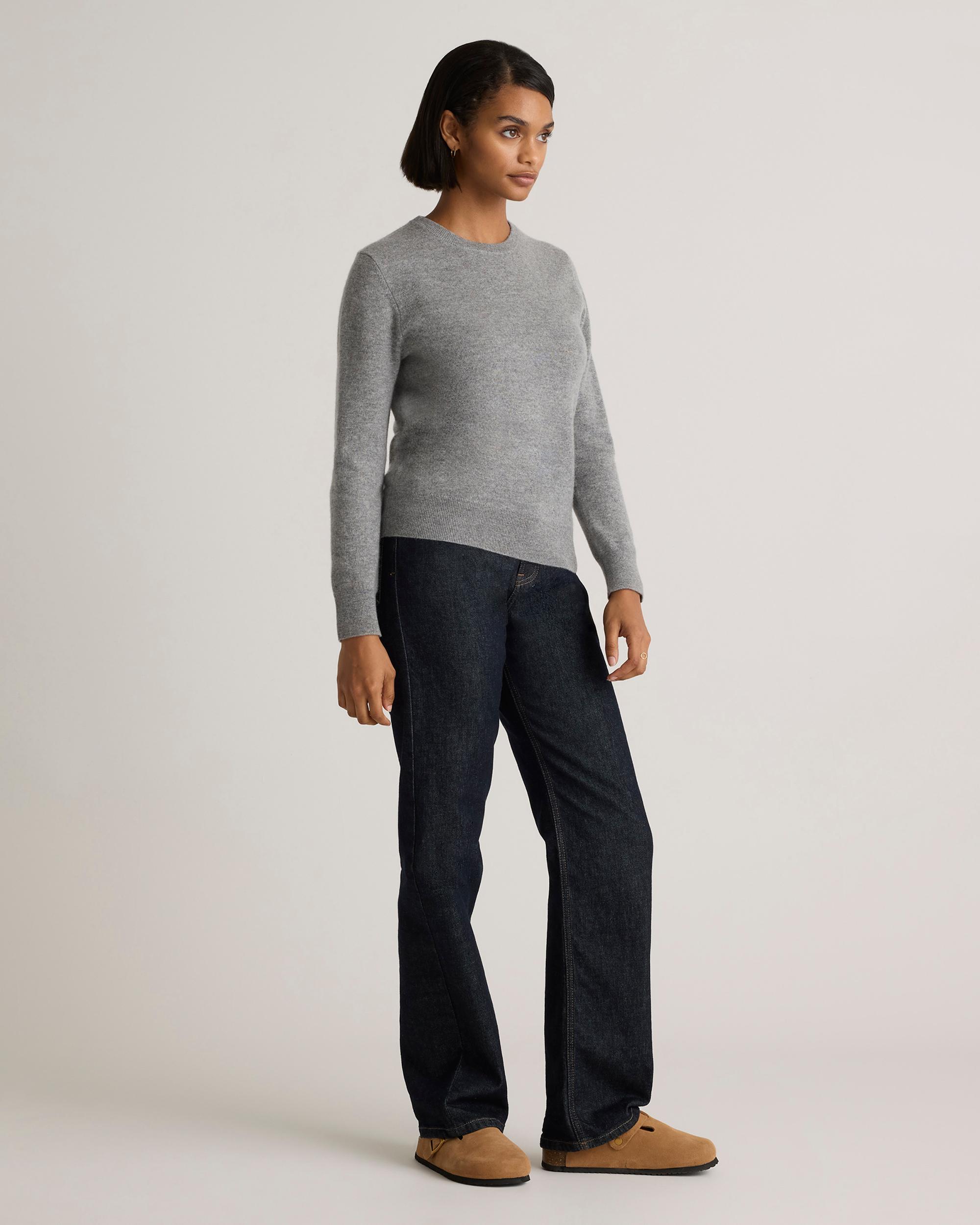 Quince | Women's Mongolian Cashmere Crewneck Sweater Size XL Product Image