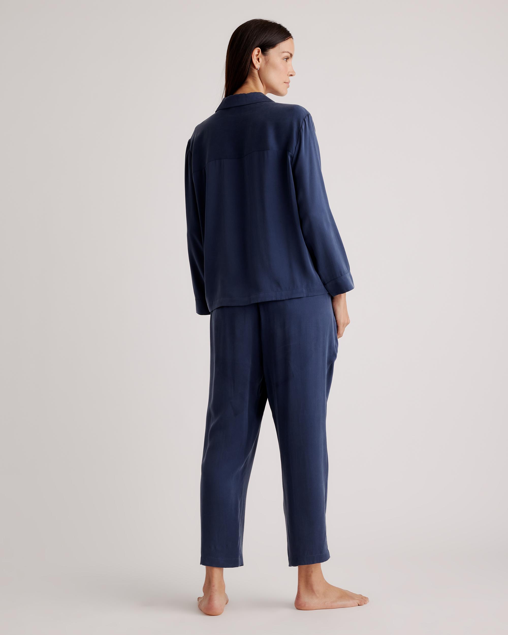 Quince | Women's Pajama Long Sleeve Top Size XL, Mulberry Silk Product Image