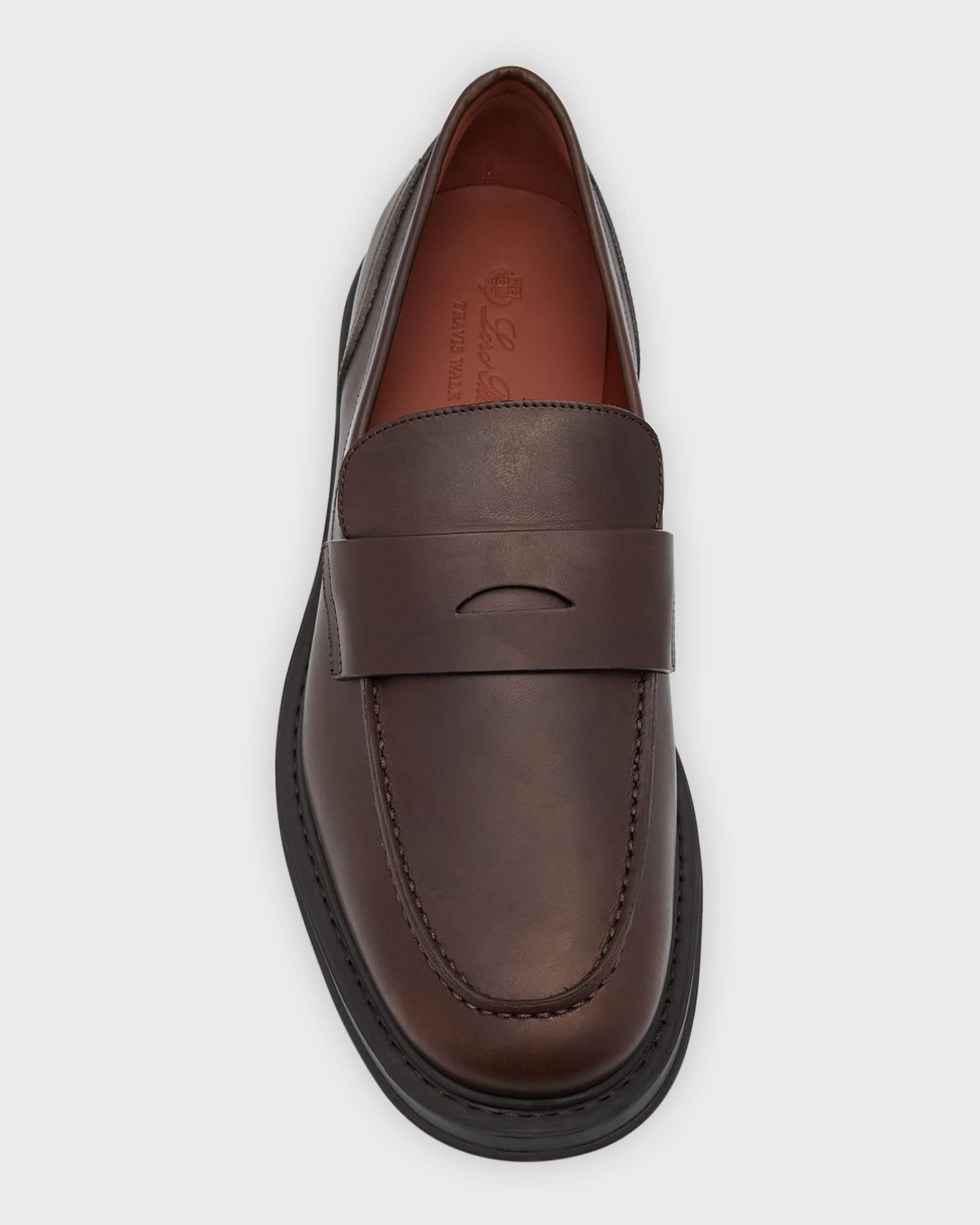 Men's Travis Leather Penny Loafers Product Image