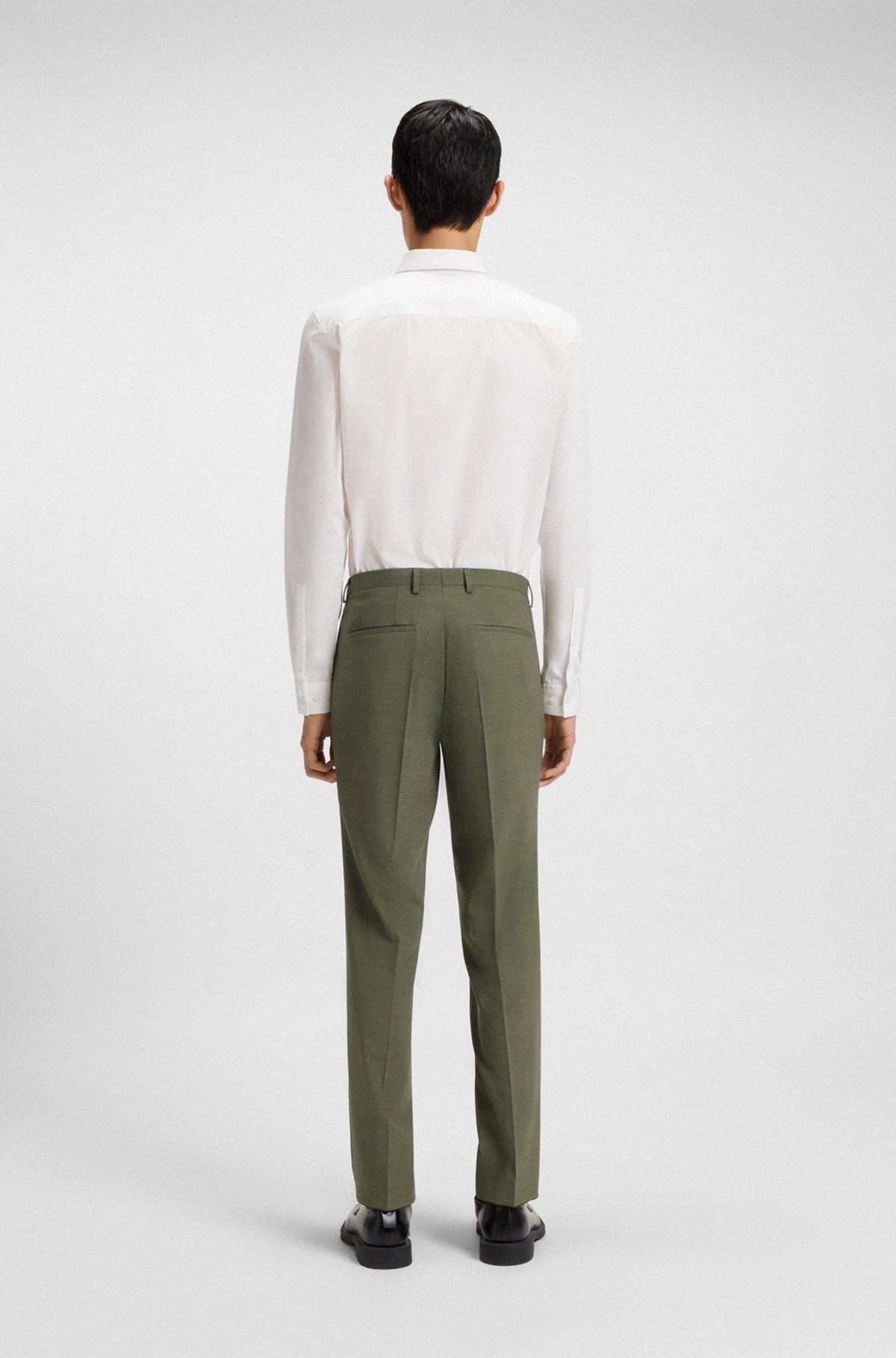Extra-slim-fit trousers in performance-stretch dobby Product Image