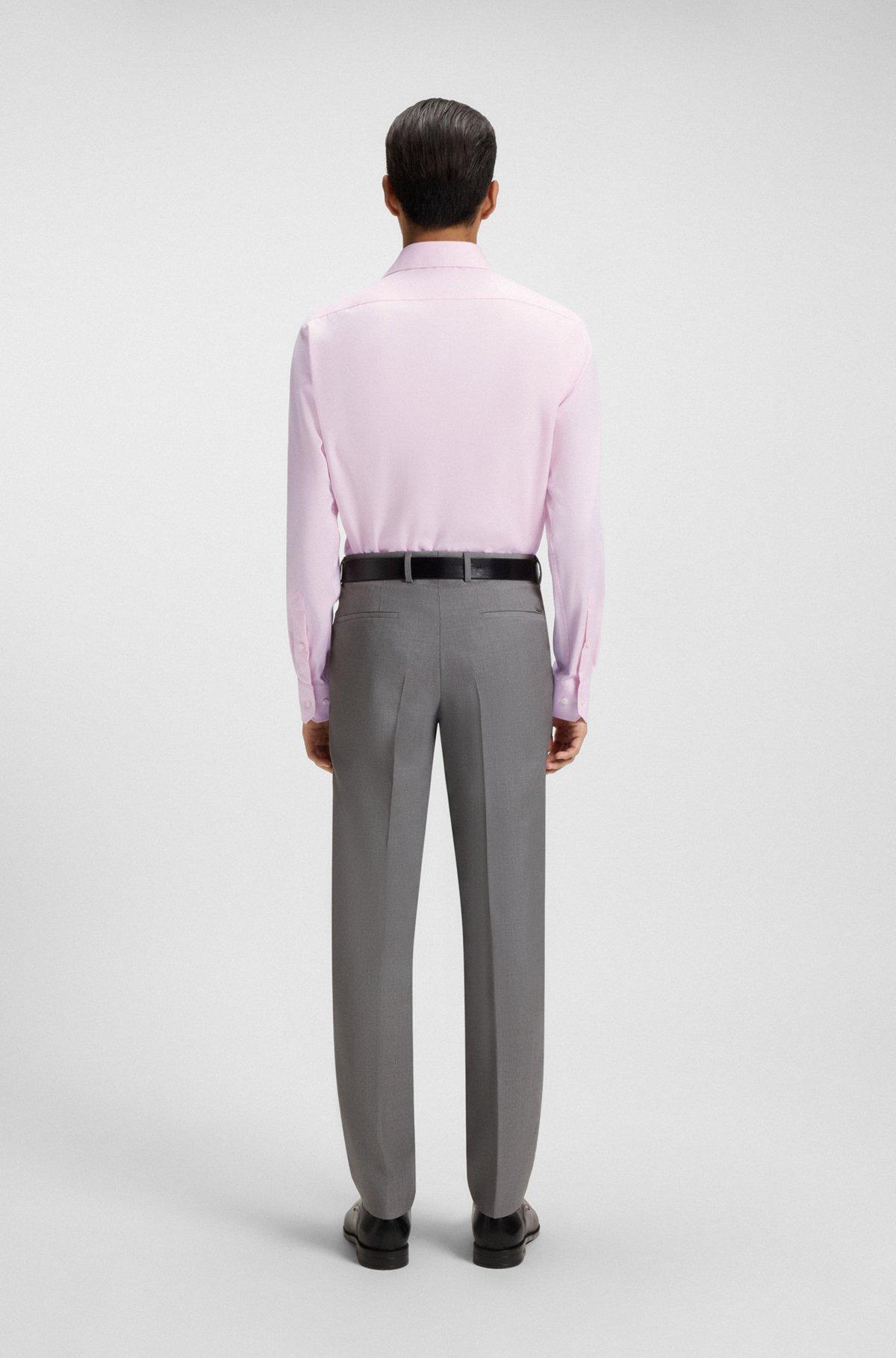 Regular-fit shirt in wrinkle-resistant Oxford cotton Product Image